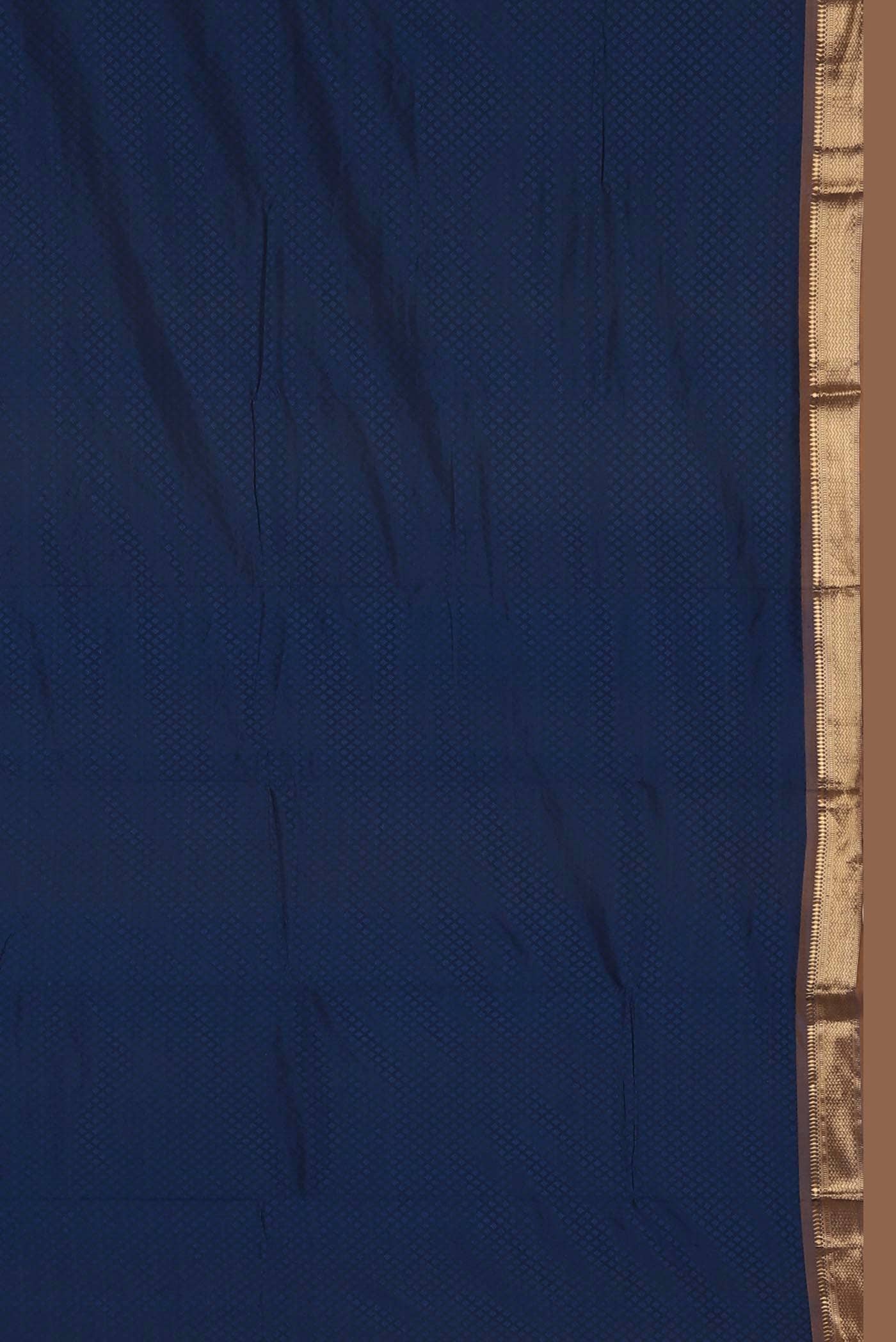Blue Blended Bangalore Silk Saree