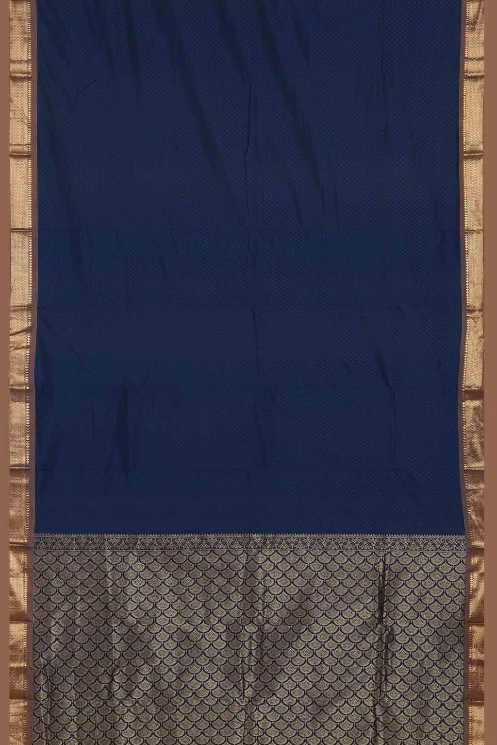 Blue Blended Bangalore Silk Saree
