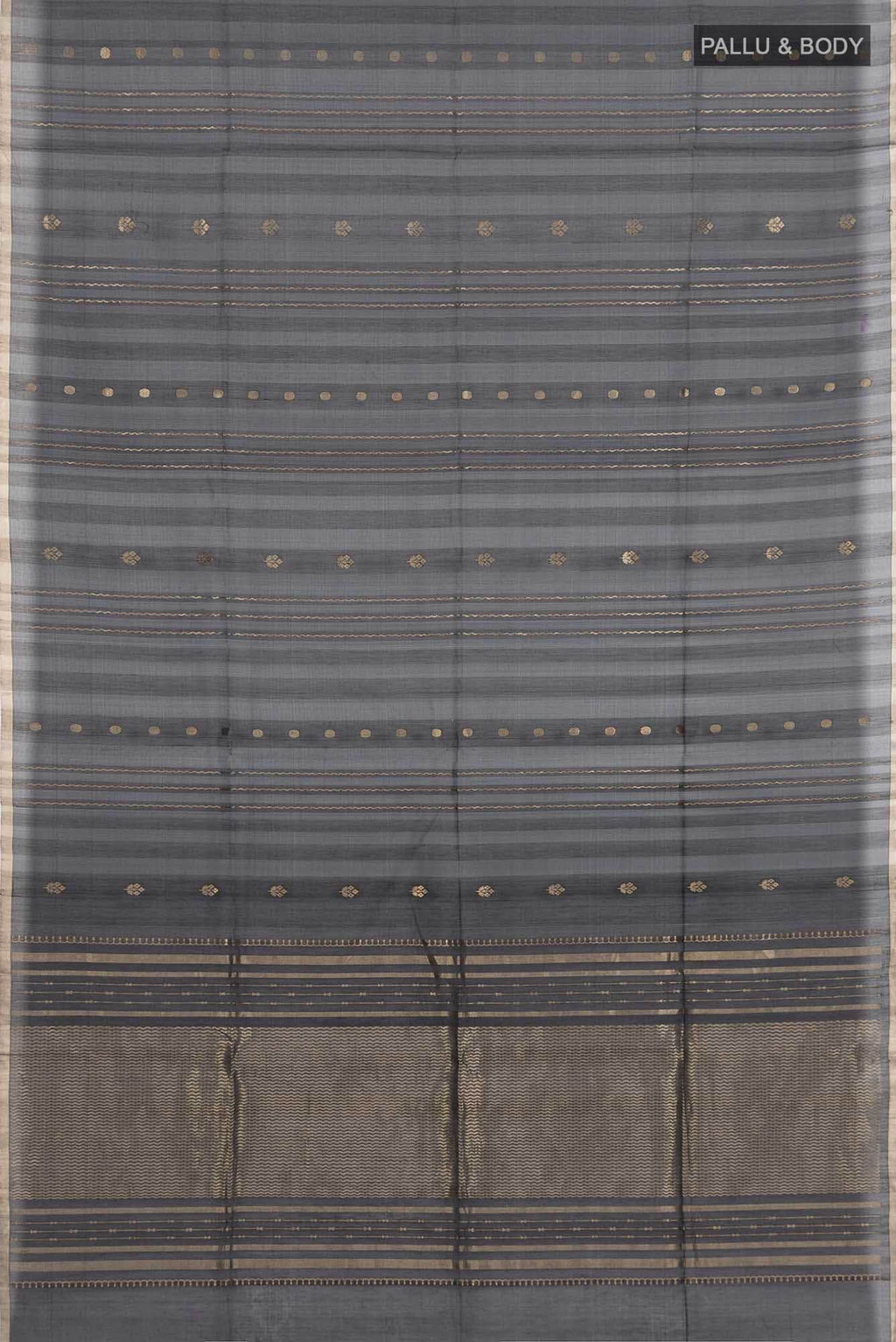 Black Kora Cotton Saree