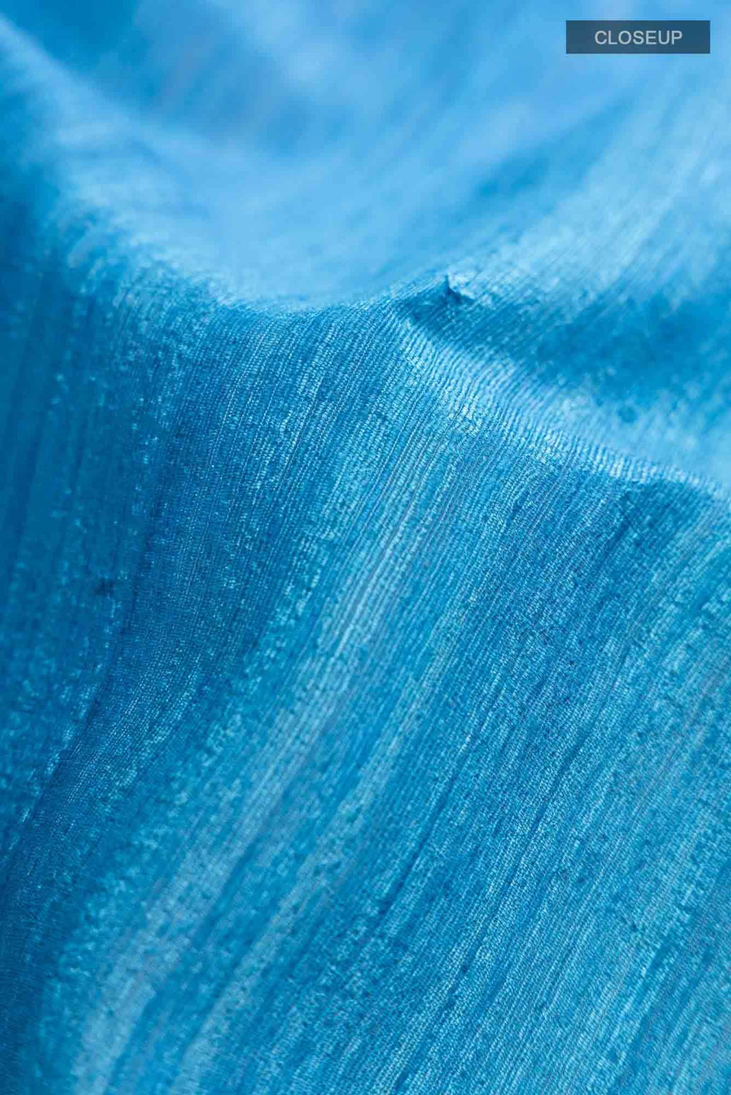 Dark Blue Banarasi Tussar Silk Saree