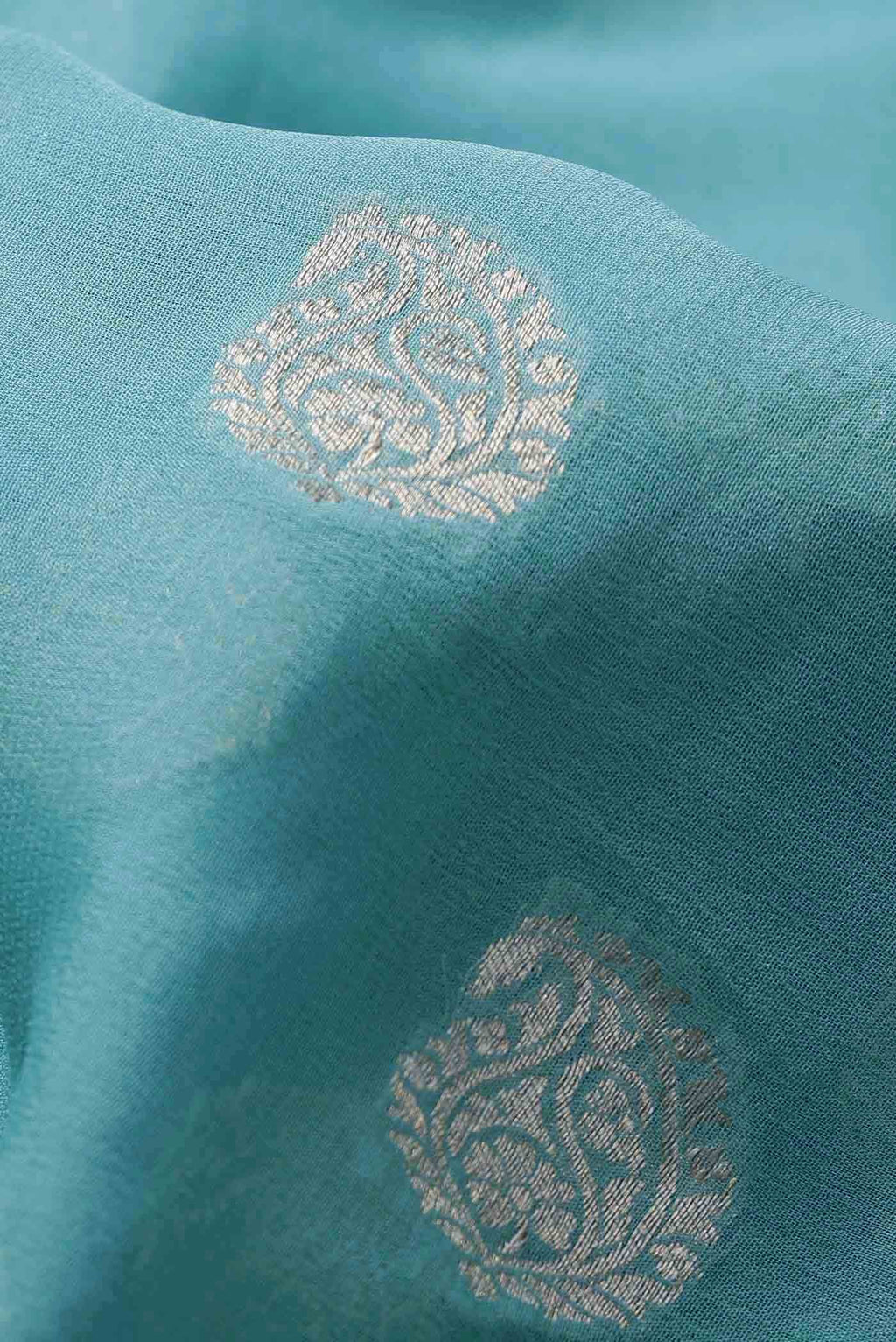 Blue Banarasi Georgette Saree