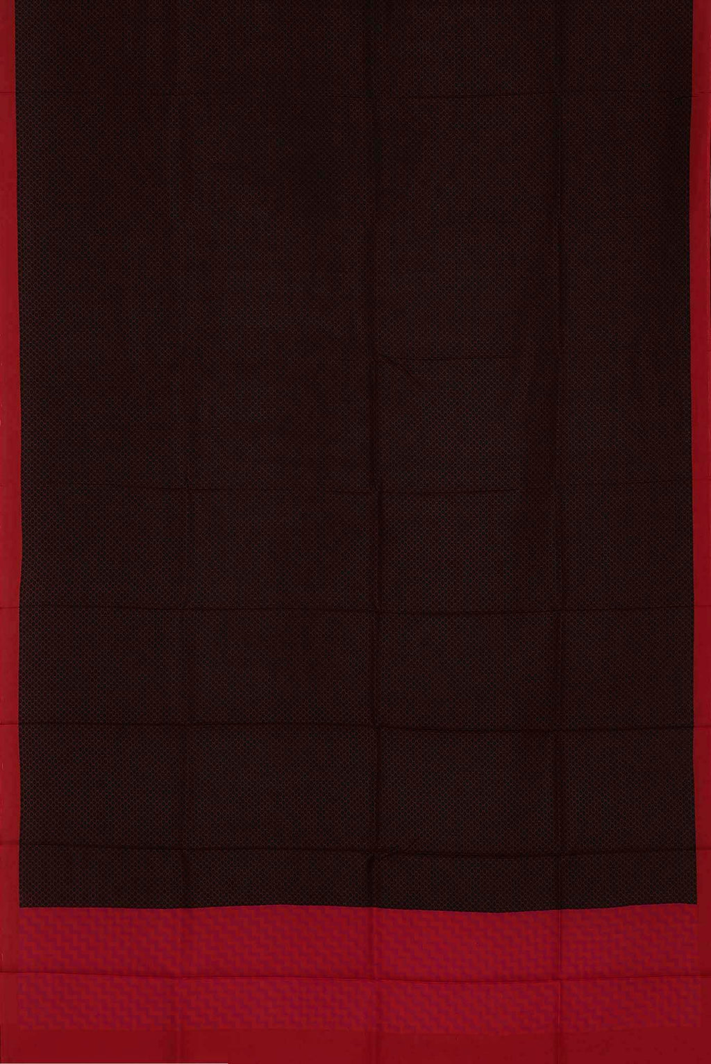 Black Printed Silk Saree