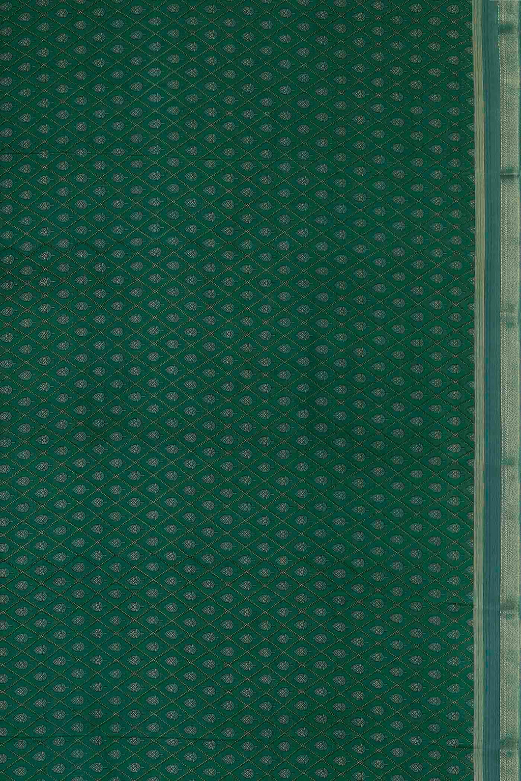 Green Mysore Crepe Saree