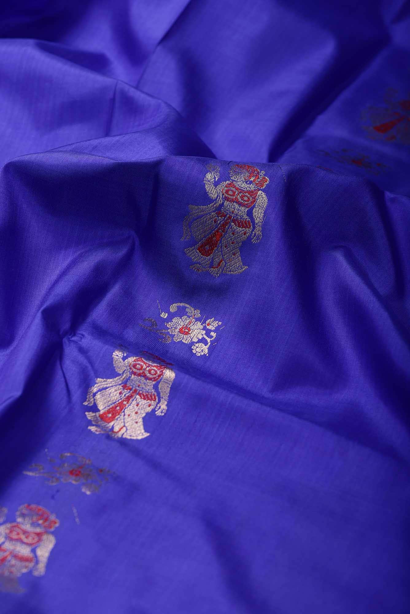 Blue Baluchari Silk Saree