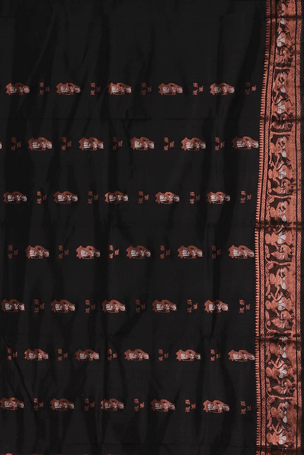 Black Baluchari Silk Saree