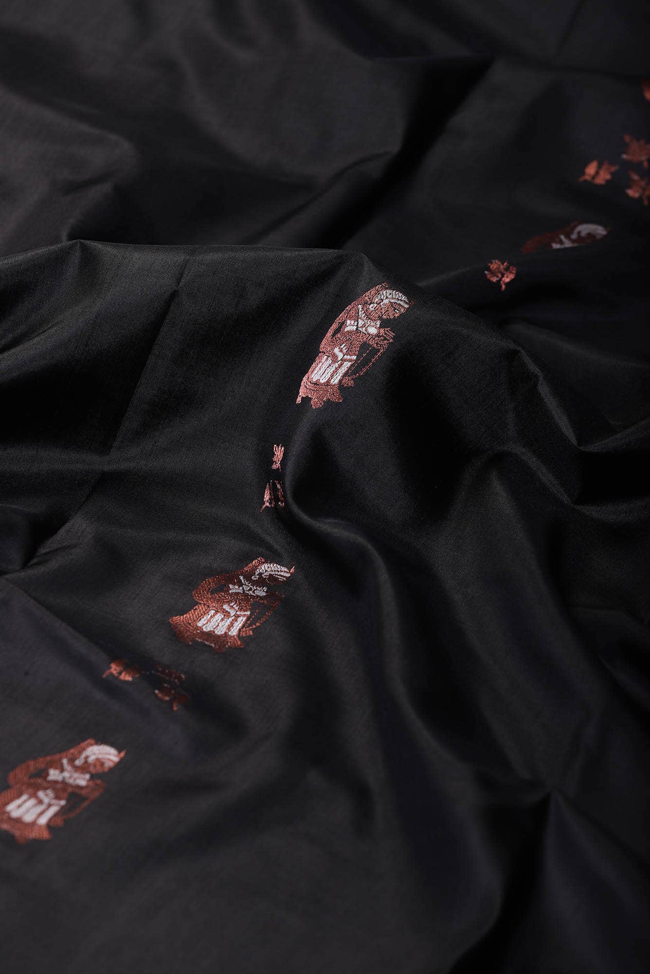 Black Baluchari Silk Saree