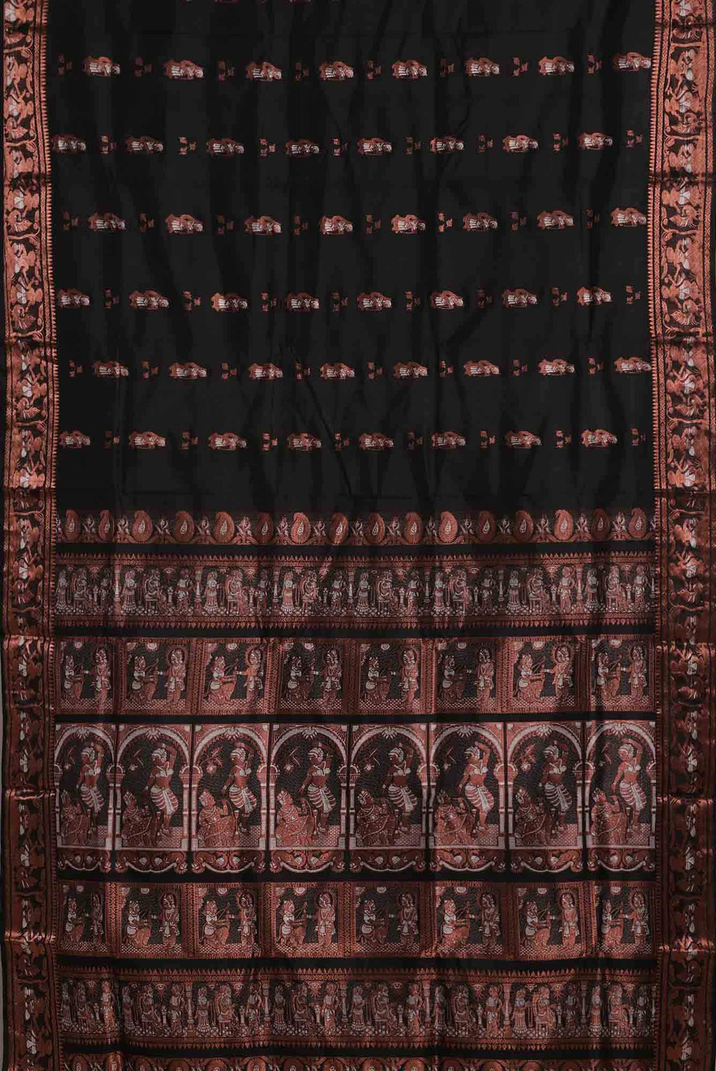 Black Baluchari Silk Saree