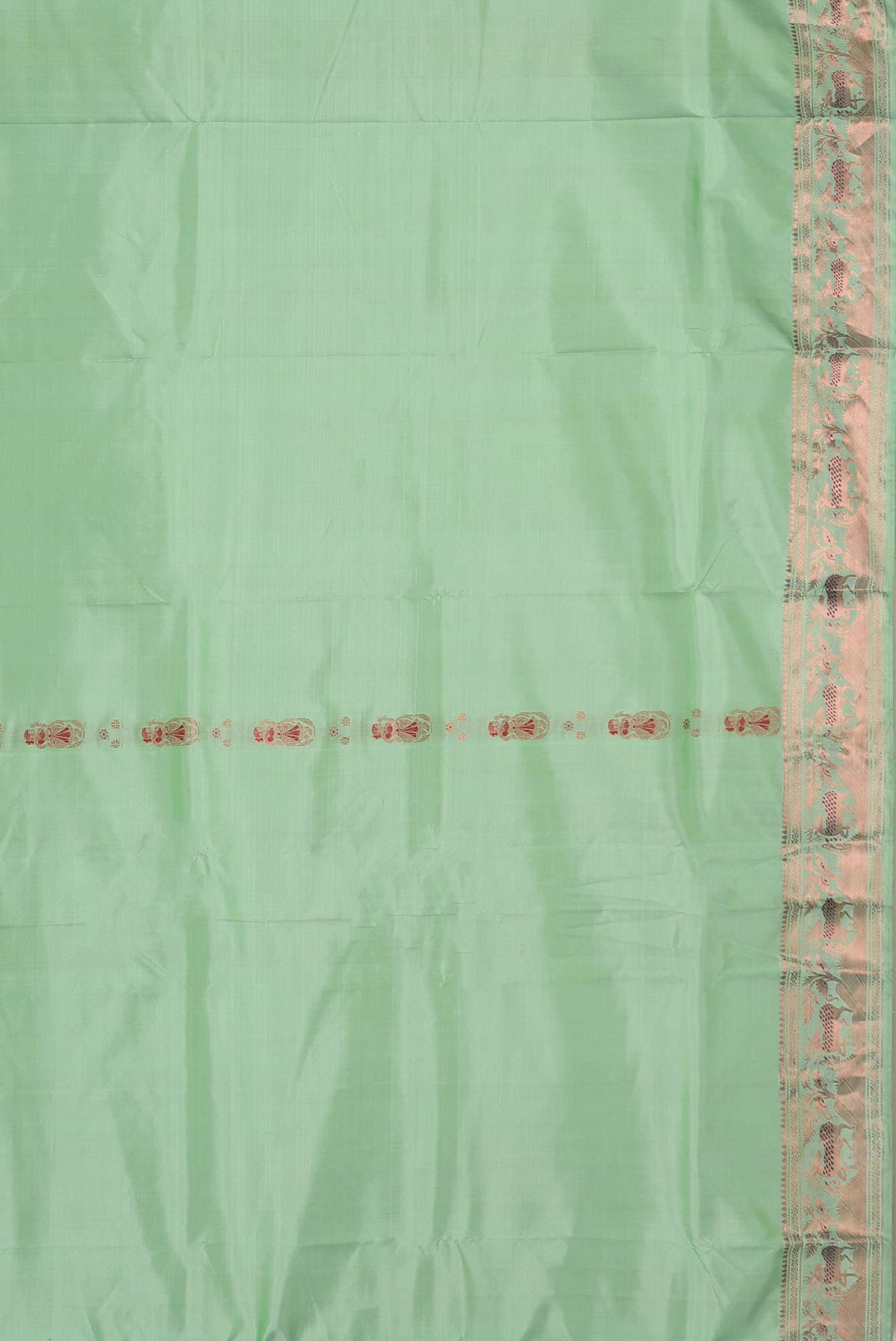 Green Baluchari Silk Saree