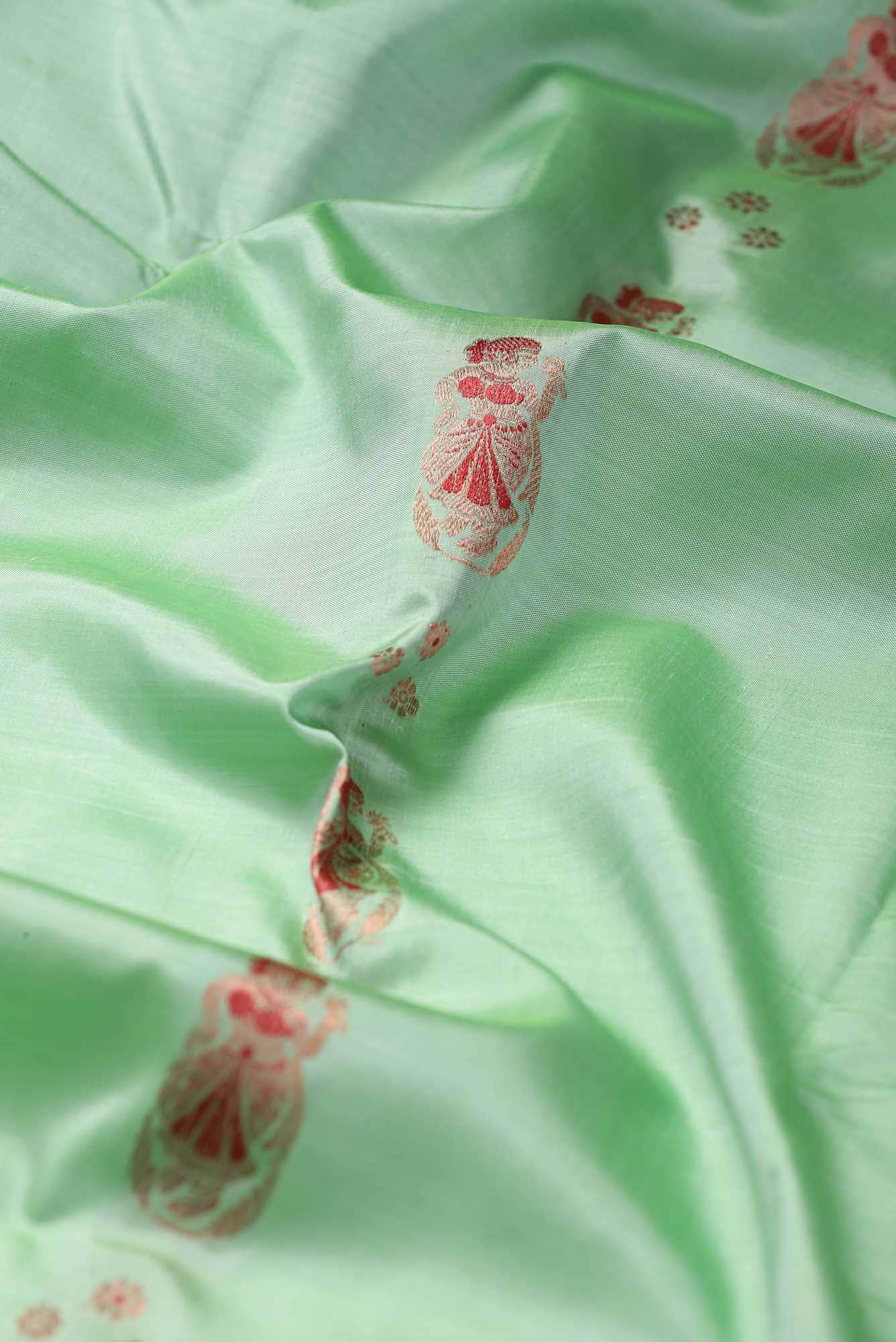 Green Baluchari Silk Saree