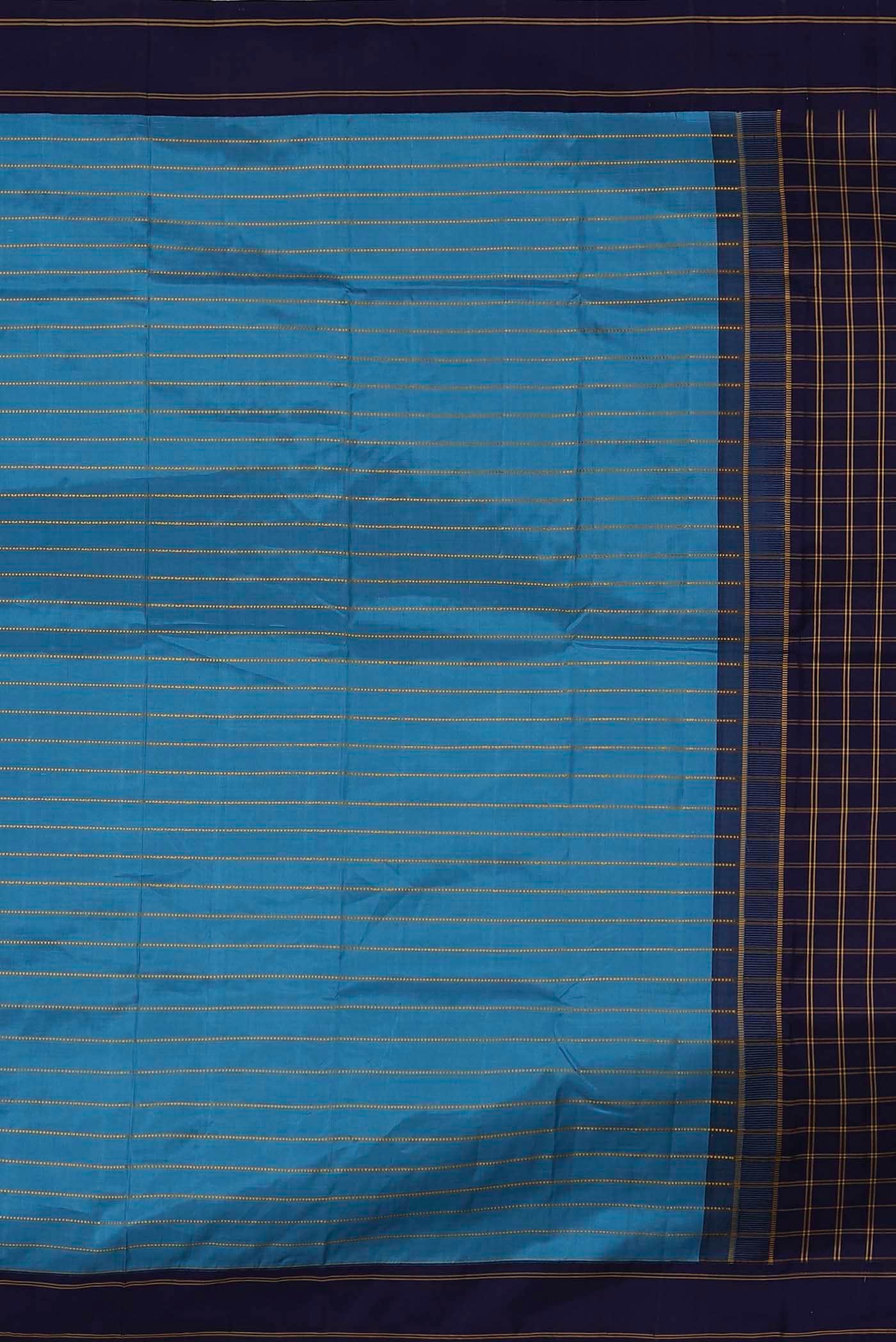 Blue Kanchipuram Silk Saree