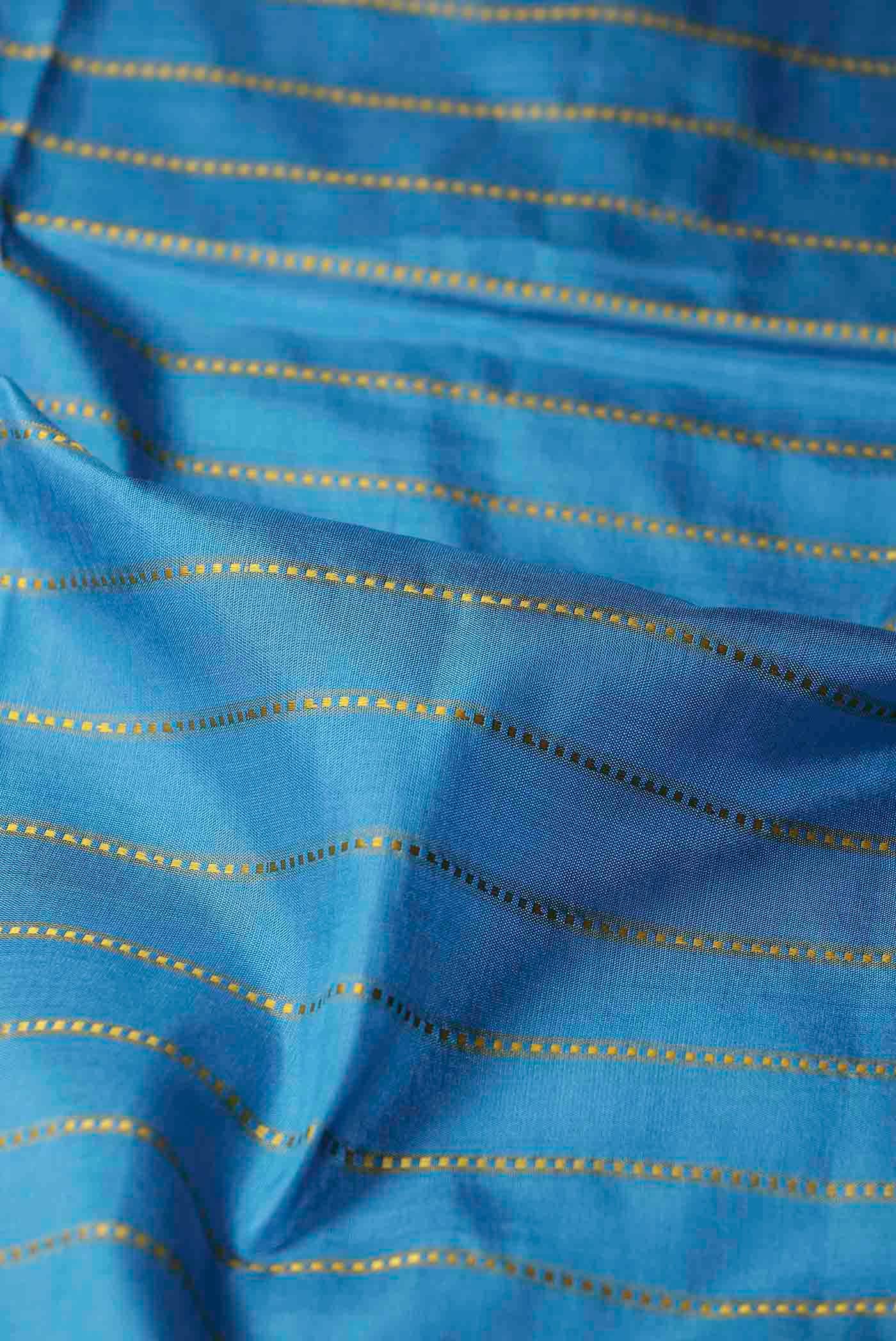 Blue Kanchipuram Silk Saree