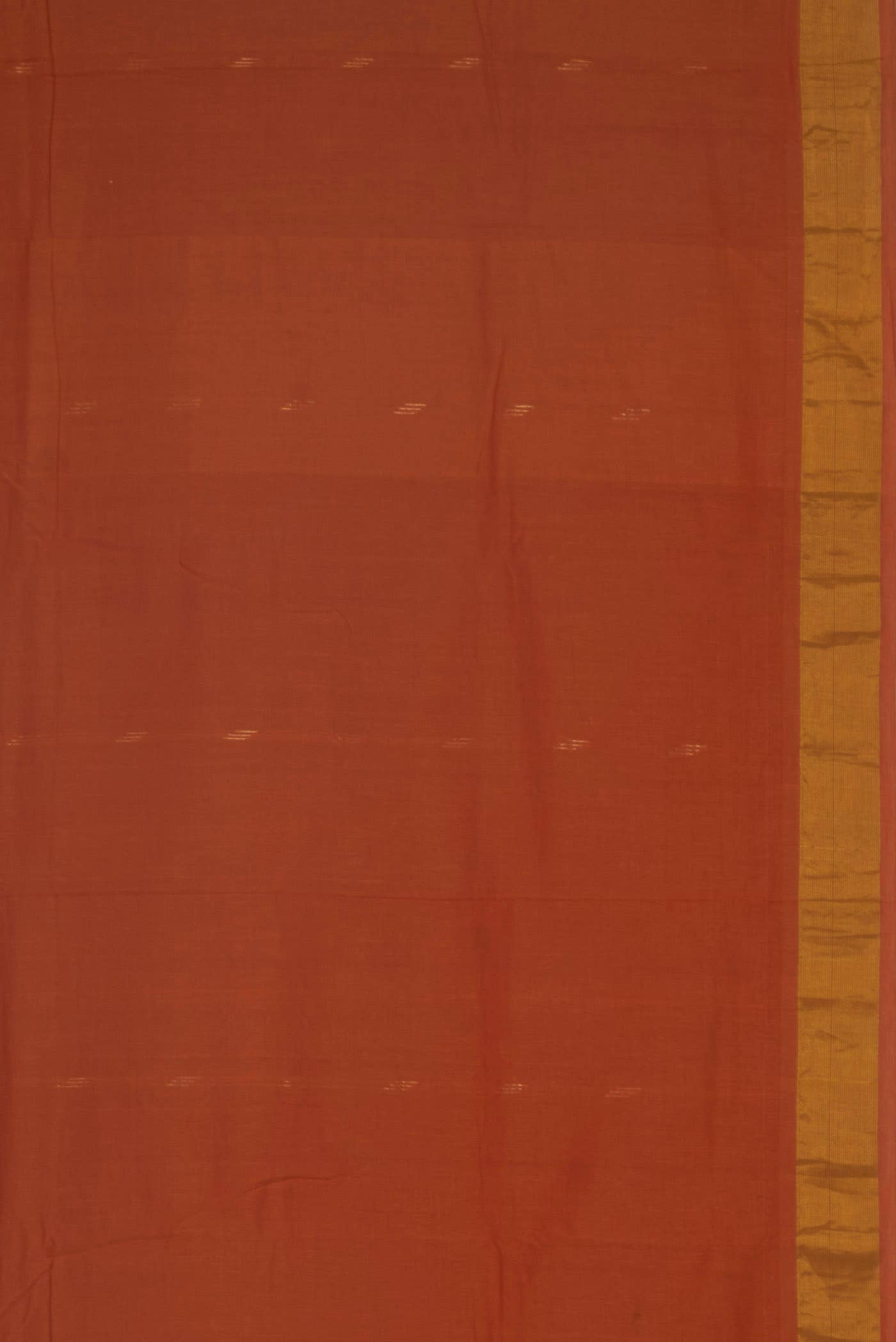 Orange Paithani Cotton Saree