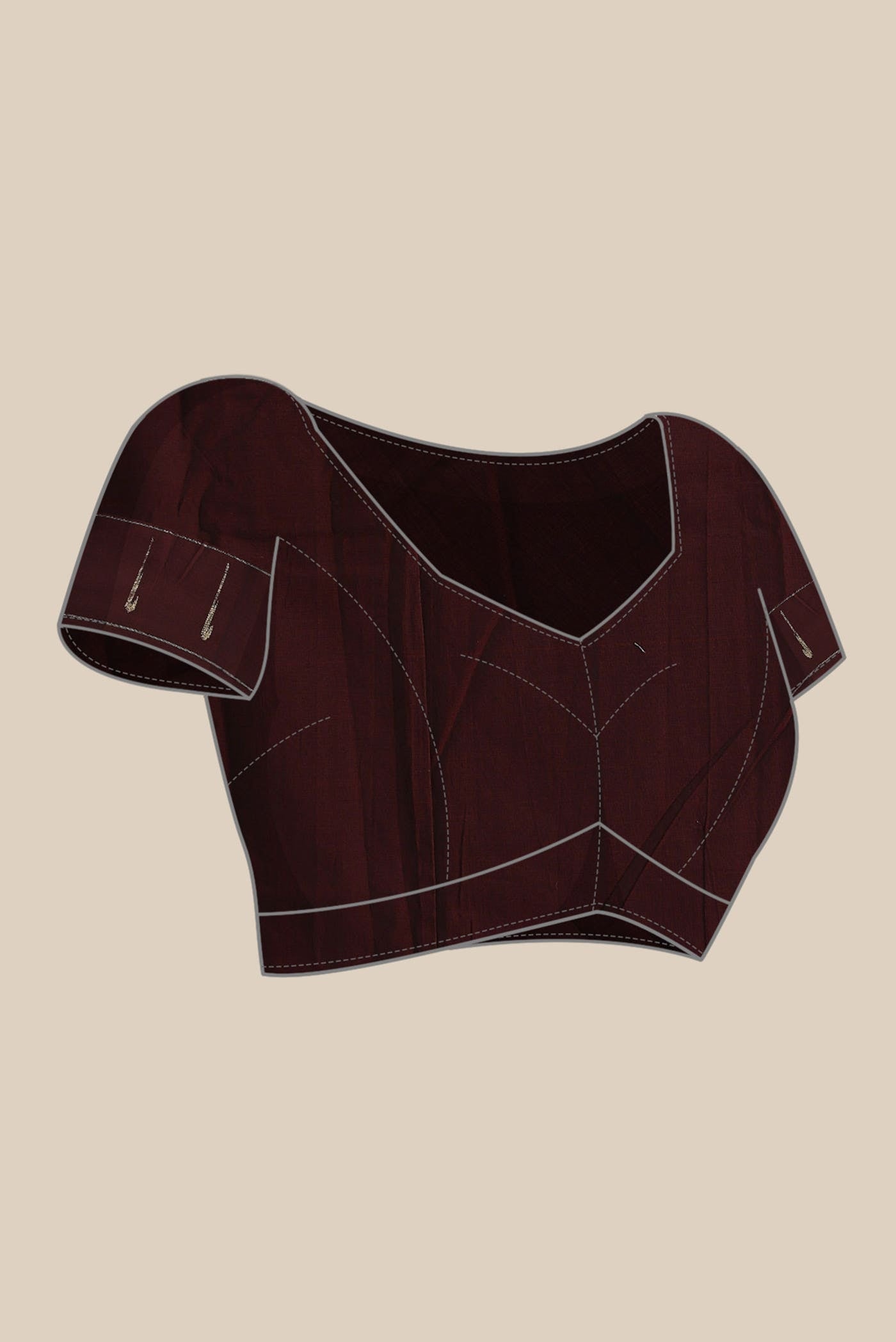 Maroon Paithani Cotton Saree