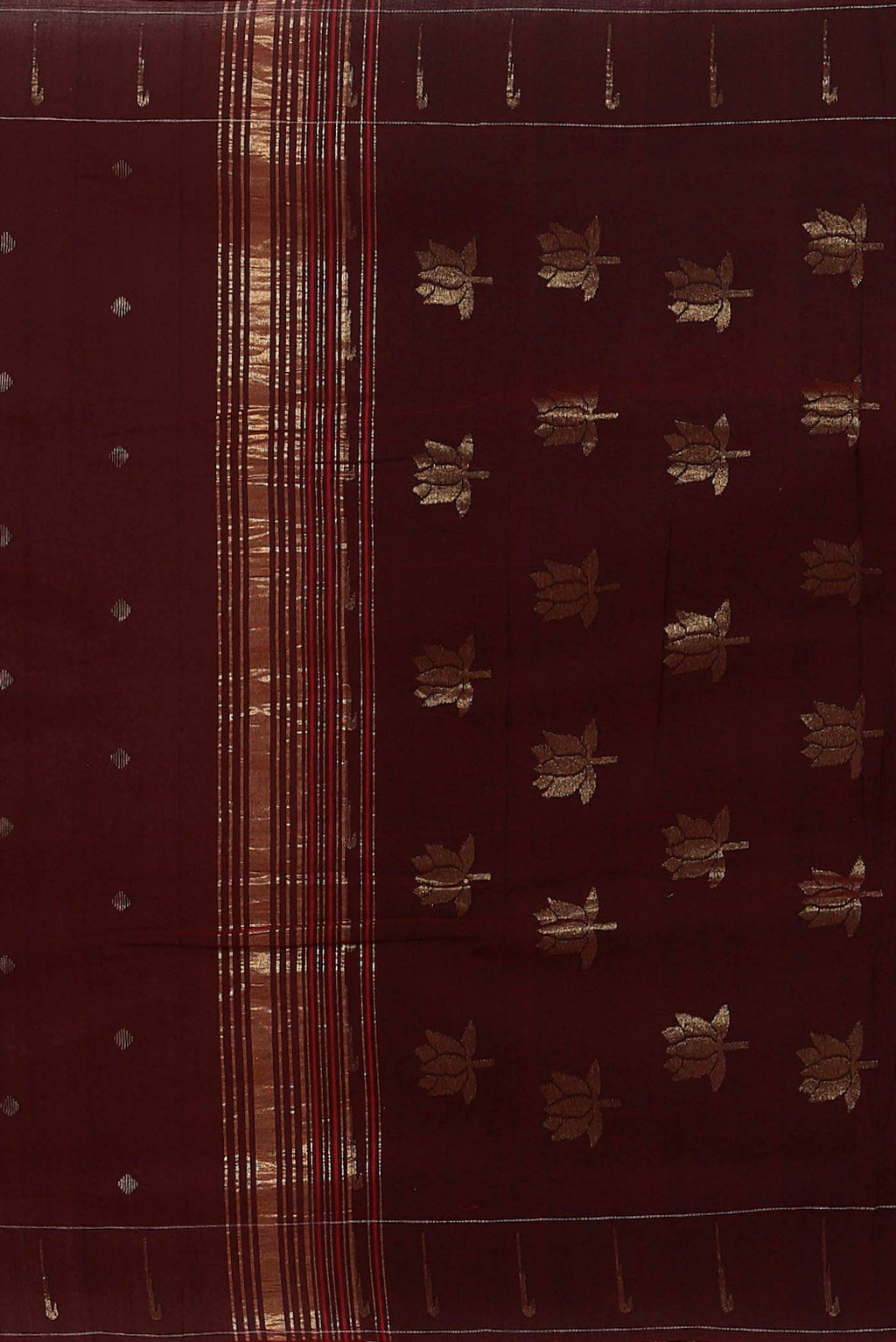 Maroon Paithani Cotton Saree