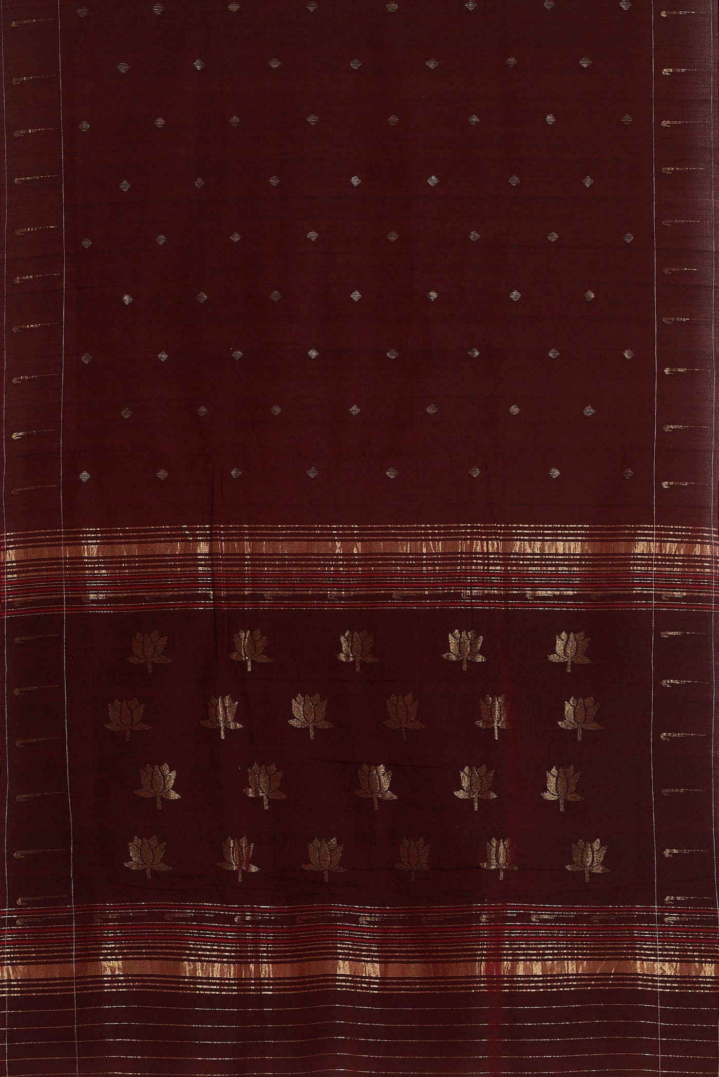 Maroon Paithani Cotton Saree