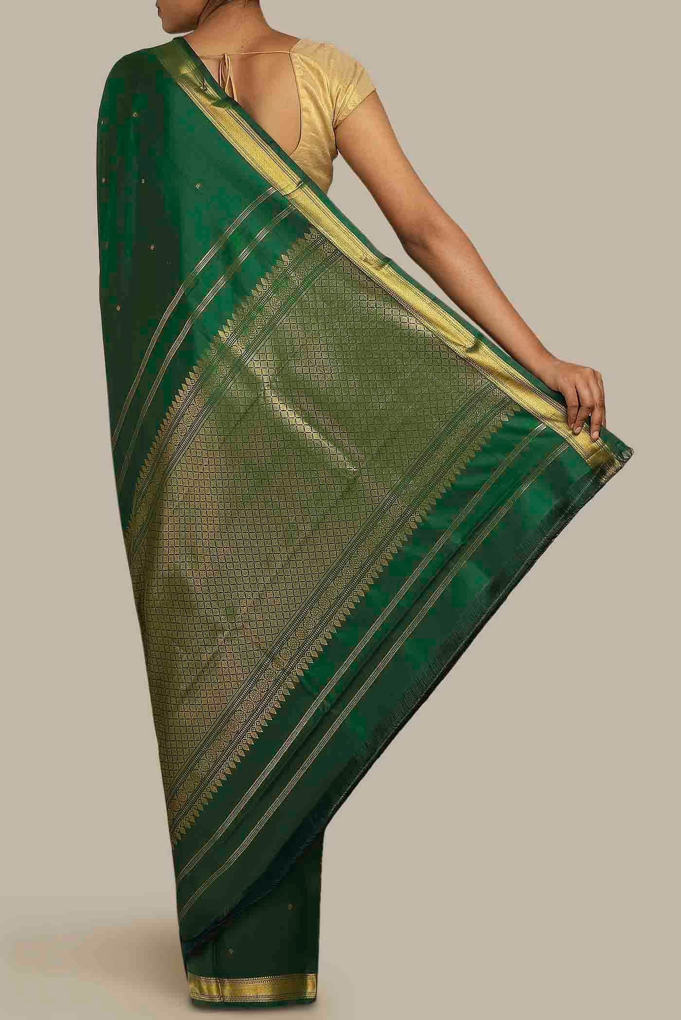 Green Kanchipuram Silk Saree