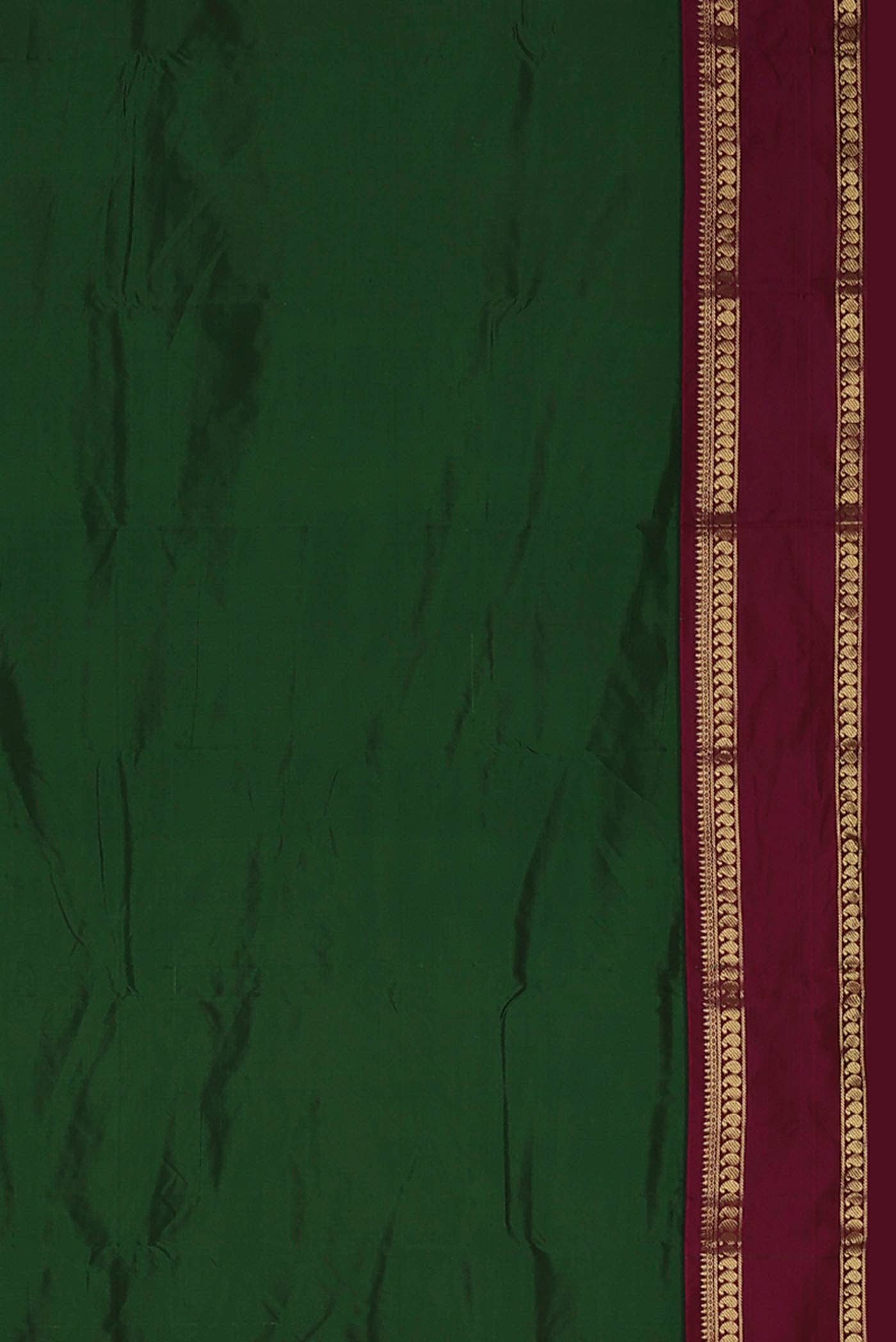 Green Blended Bangalore Silk Saree