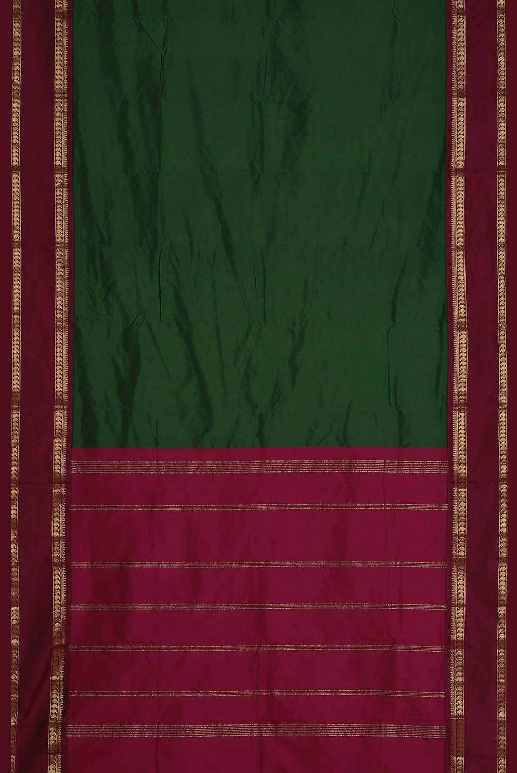 Green Blended Bangalore Silk Saree