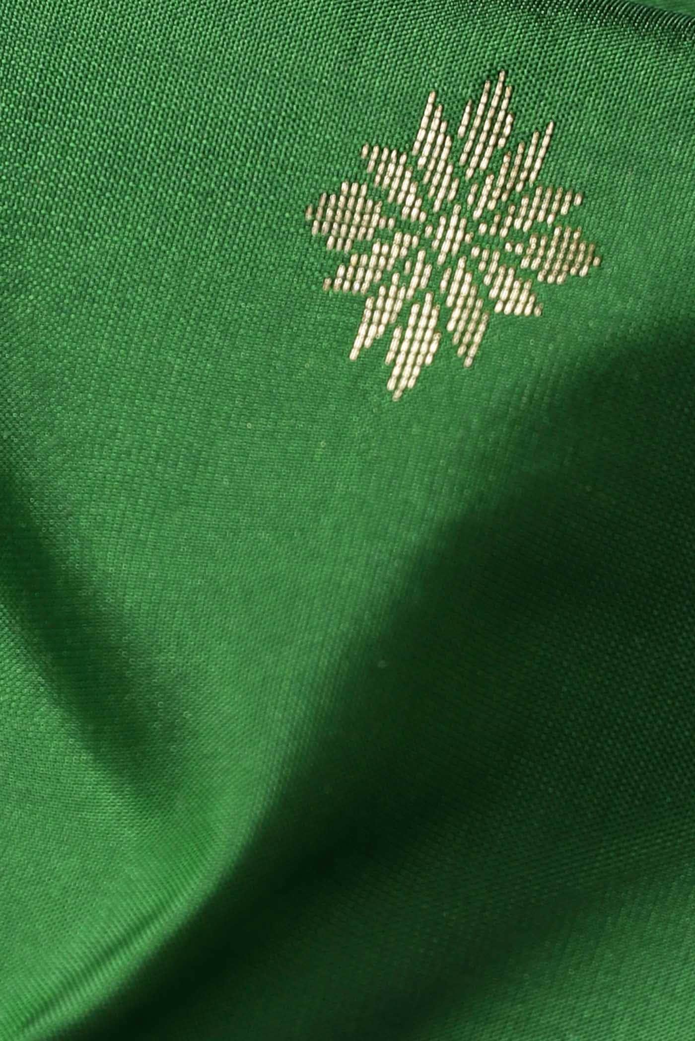 Green Bangalore Silk Saree