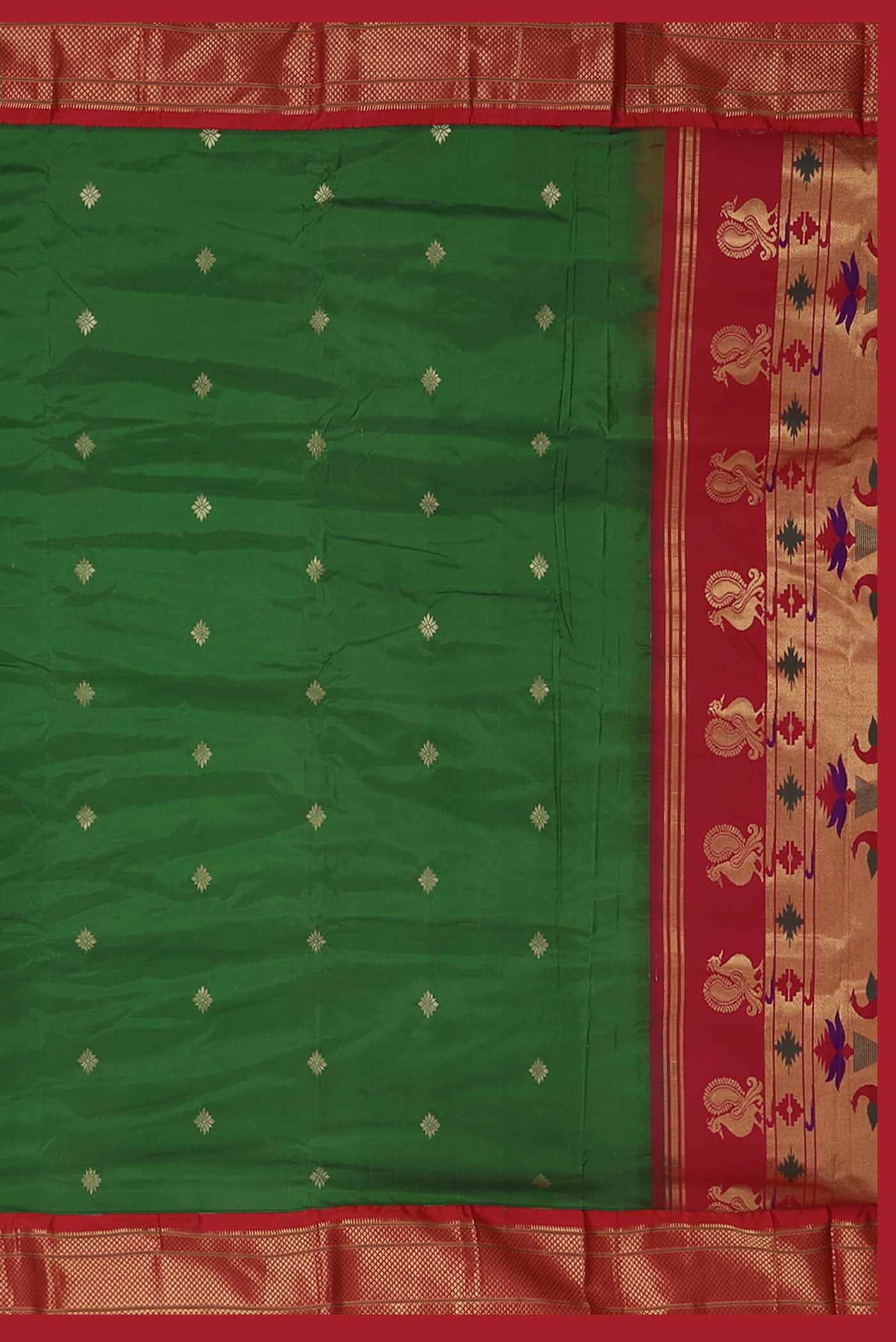 Green Bangalore Silk Saree