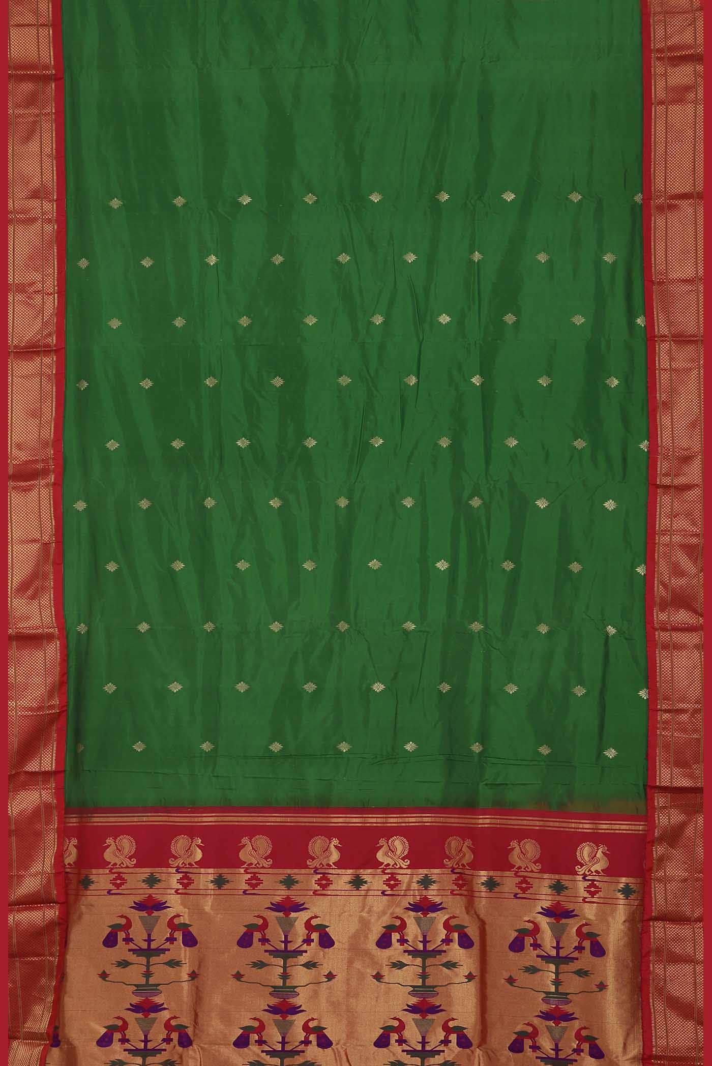 Green Bangalore Silk Saree