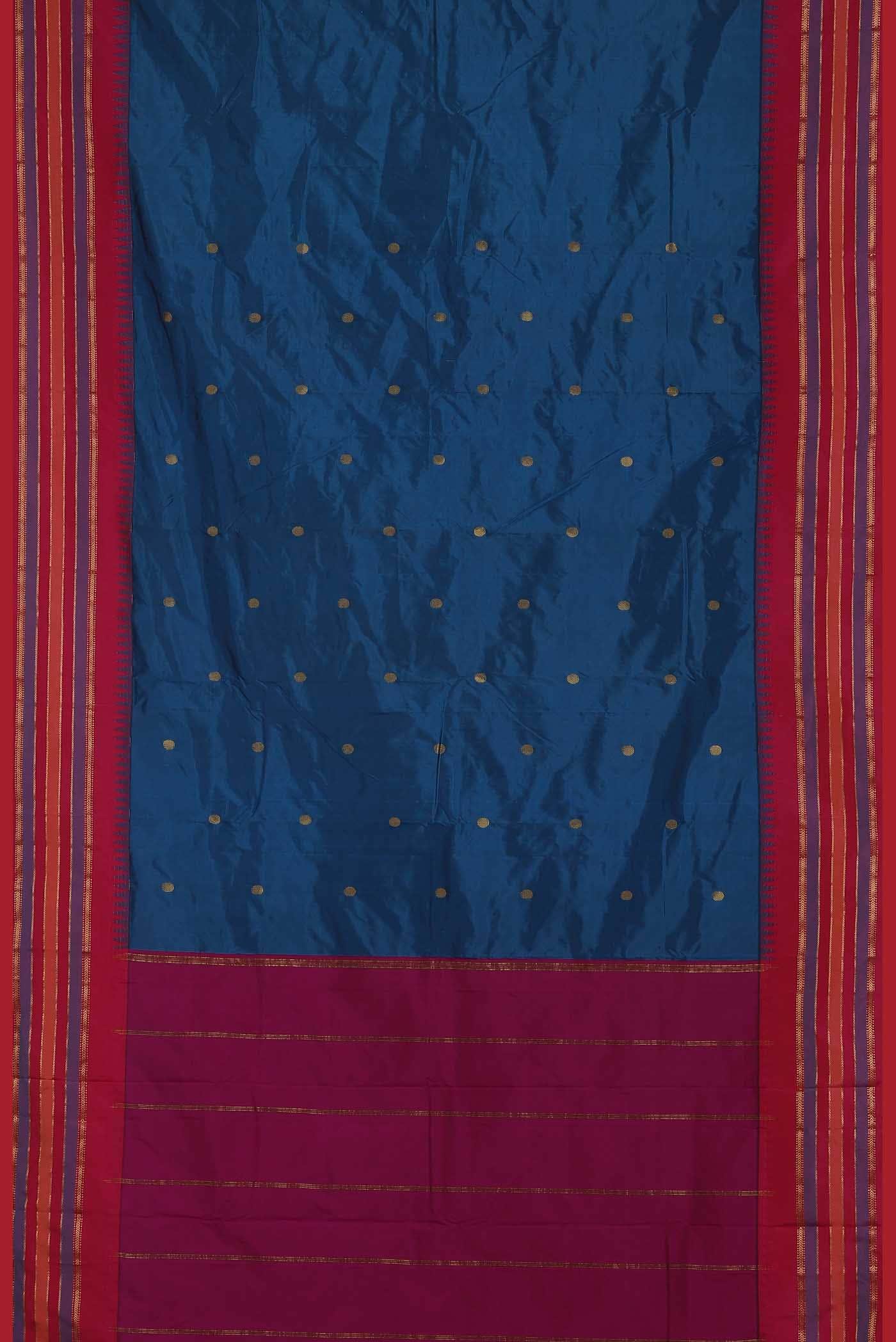 Blue Bangalore Silk Saree