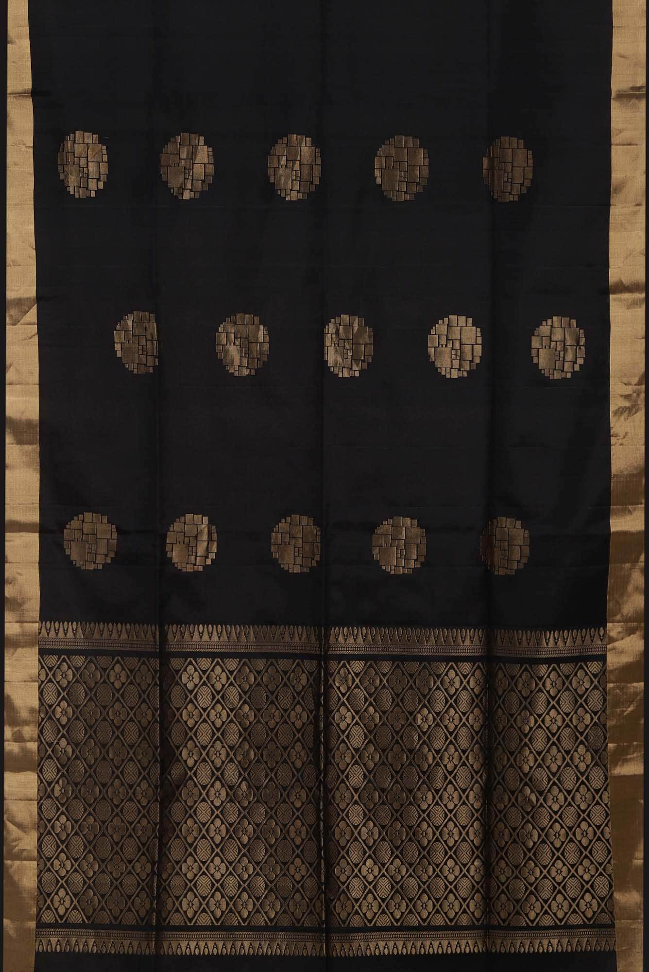 Black Soft Silk Saree