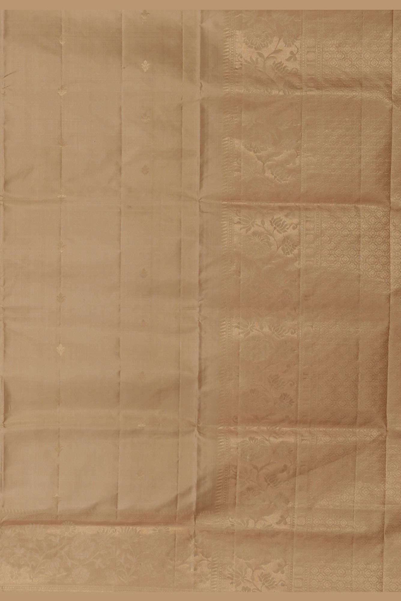 Beige Soft Silk Saree