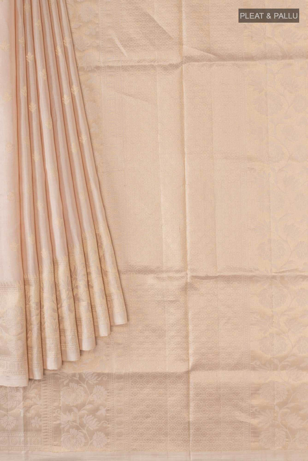 Beige Soft Silk Saree