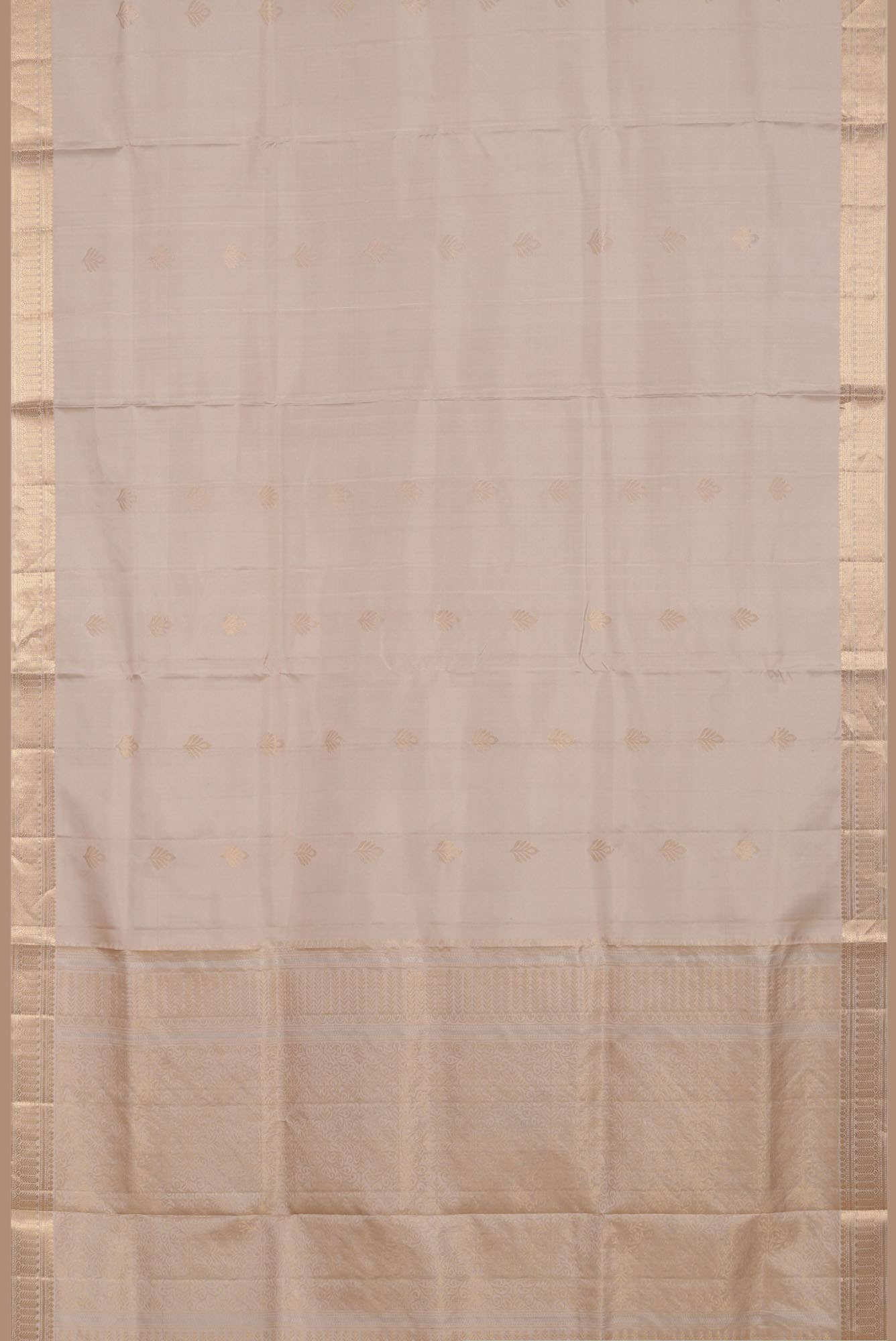 Cream Soft Silk Saree