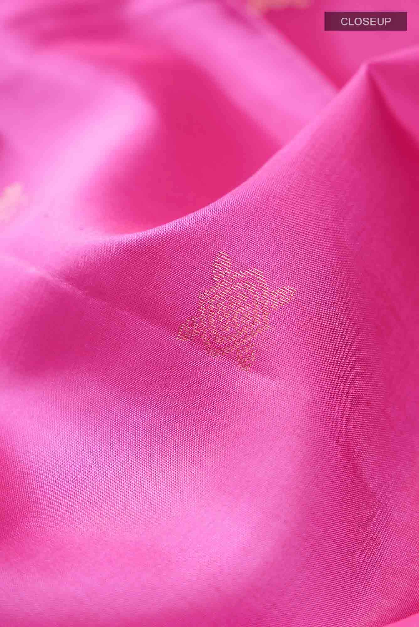 Dark Pink Soft Silk Saree