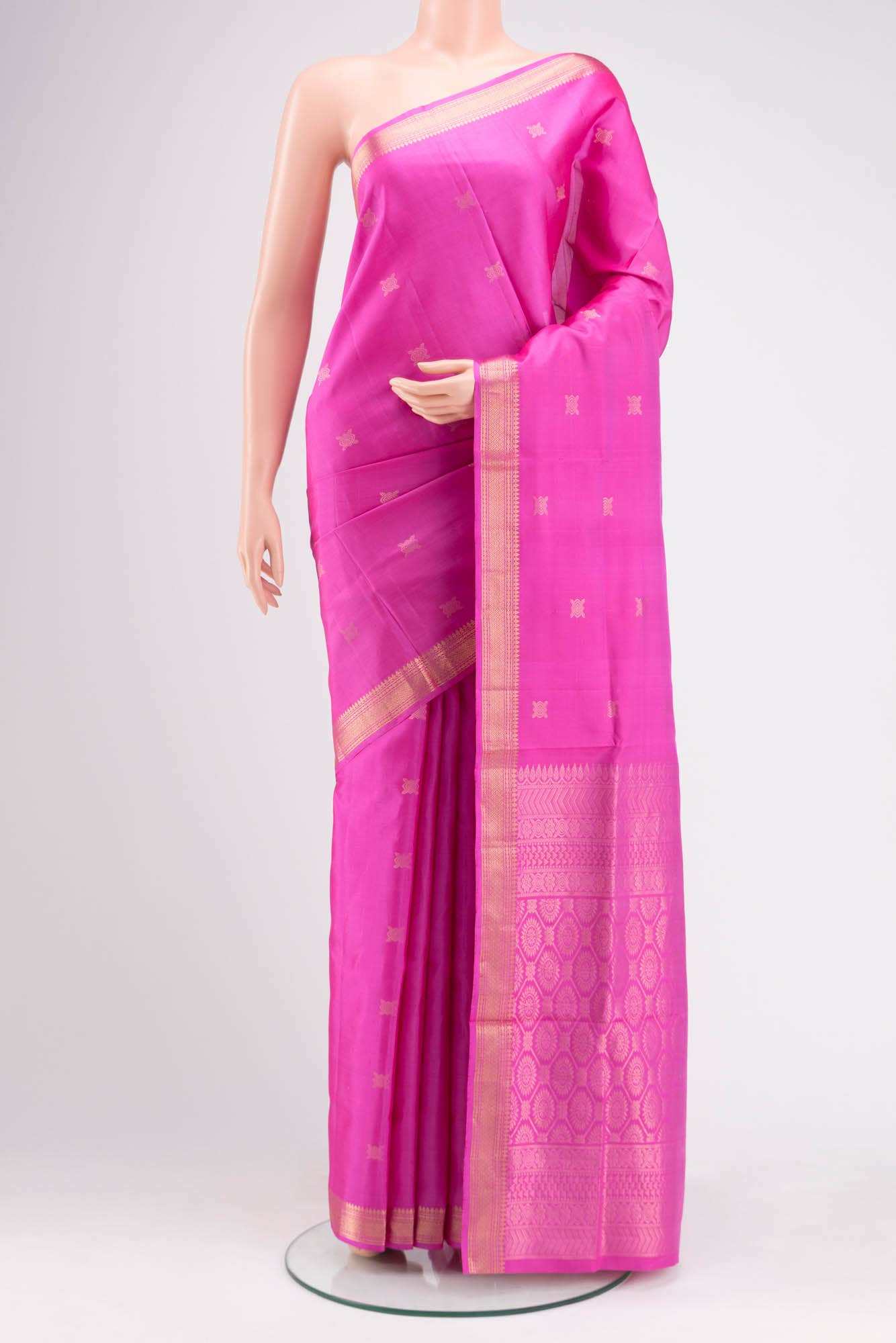 Dark Pink Soft Silk Saree
