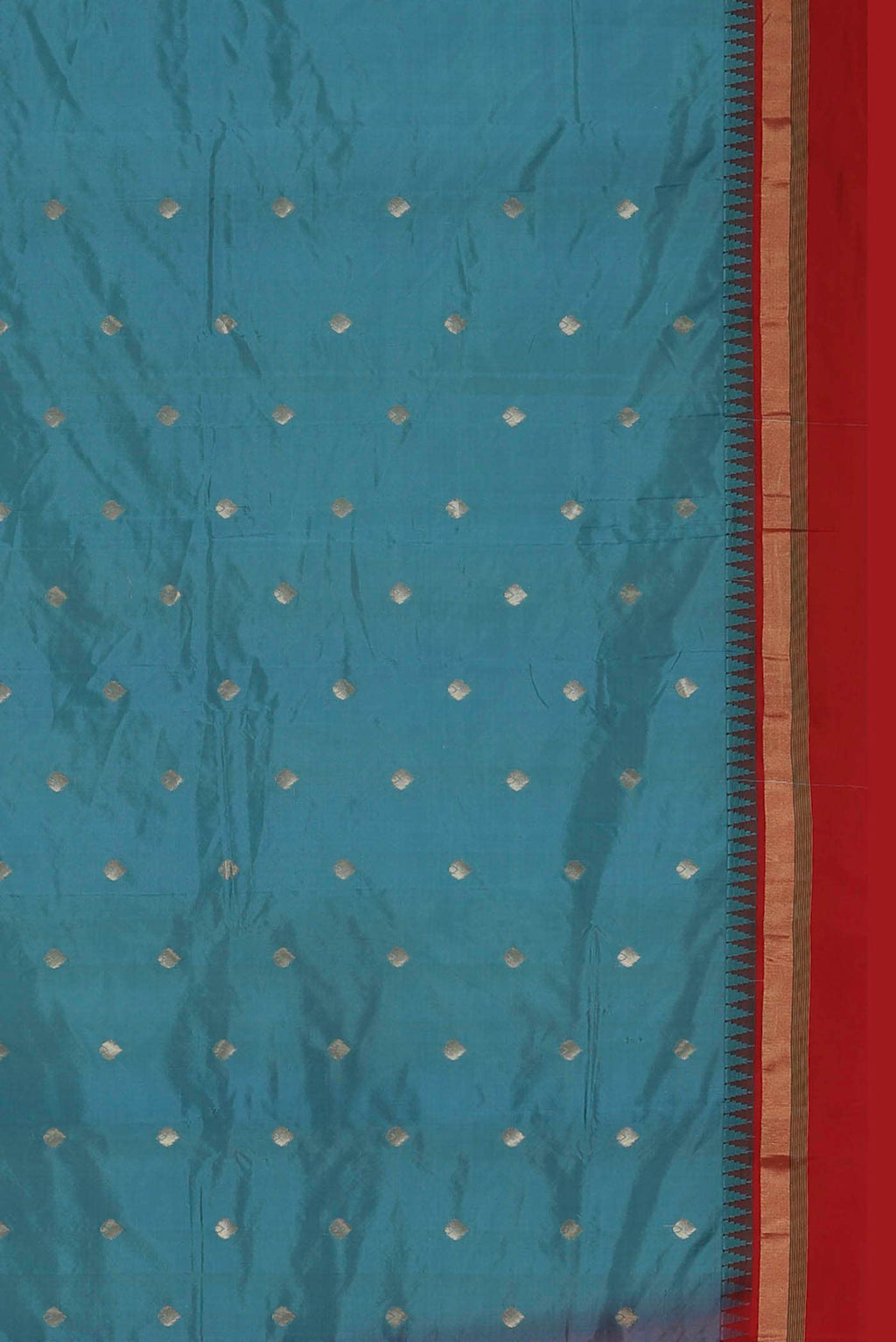 Blue Blended Bangalore Silk Saree