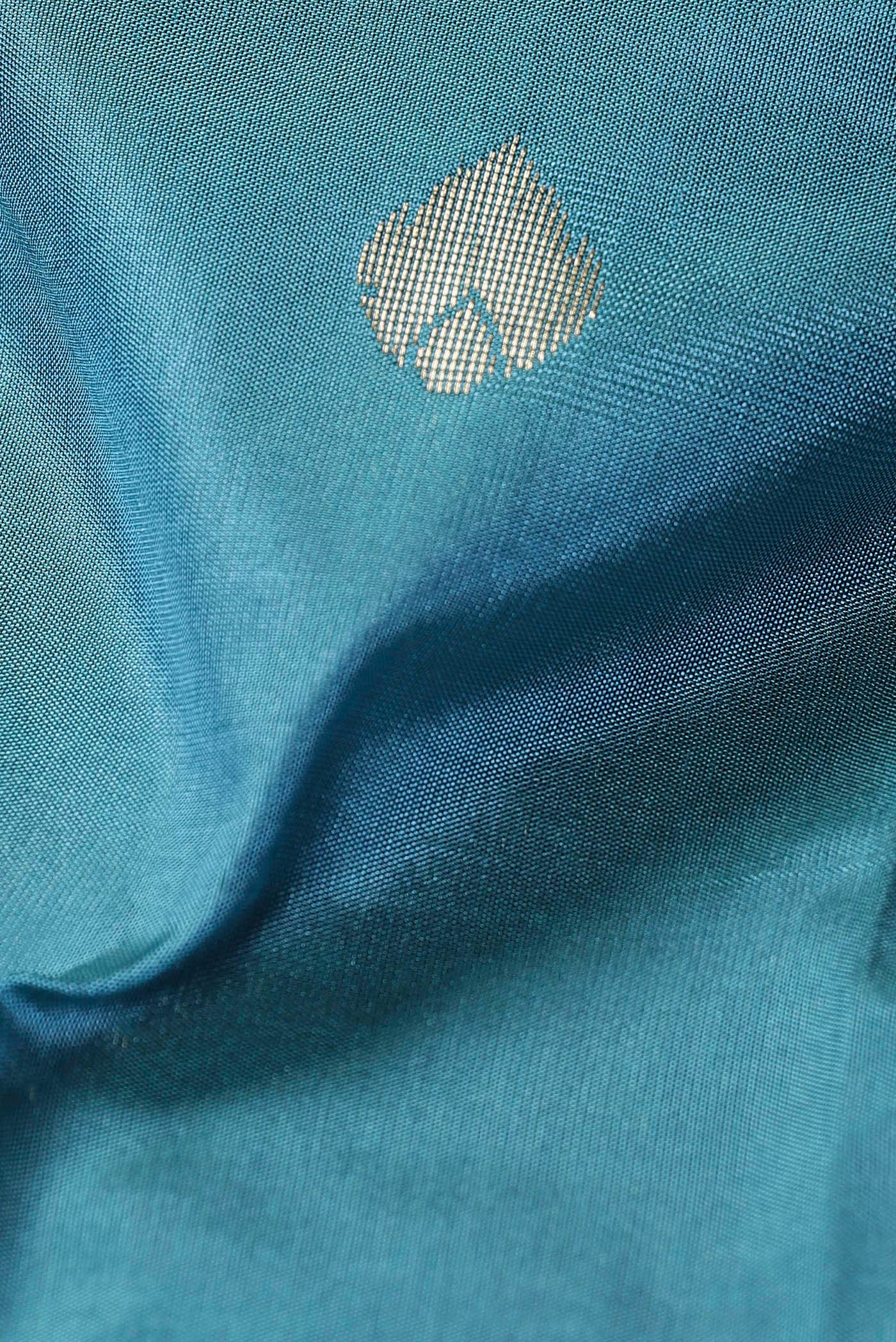 Blue Blended Bangalore Silk Saree