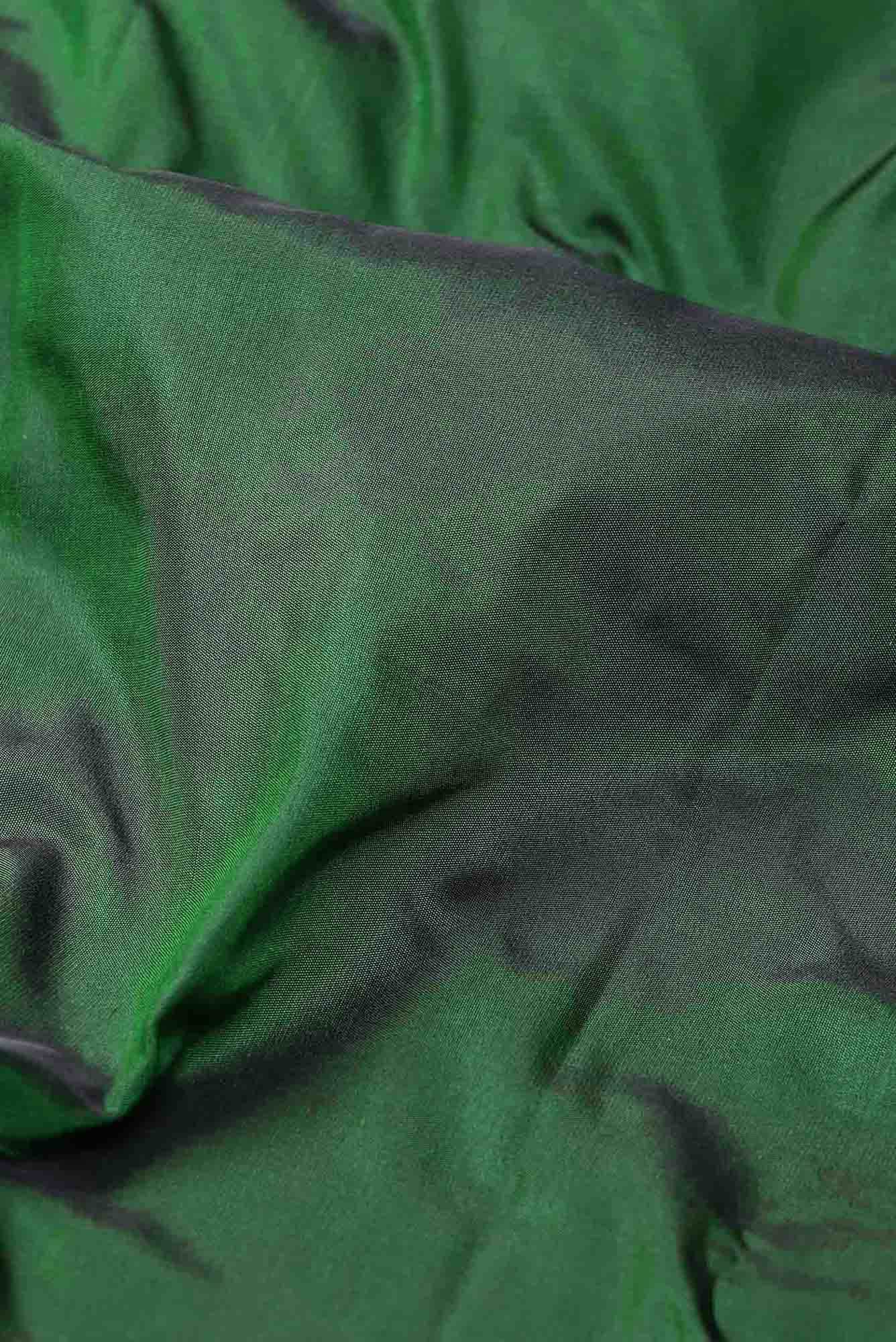 Green Blended Bangalore Silk Saree
