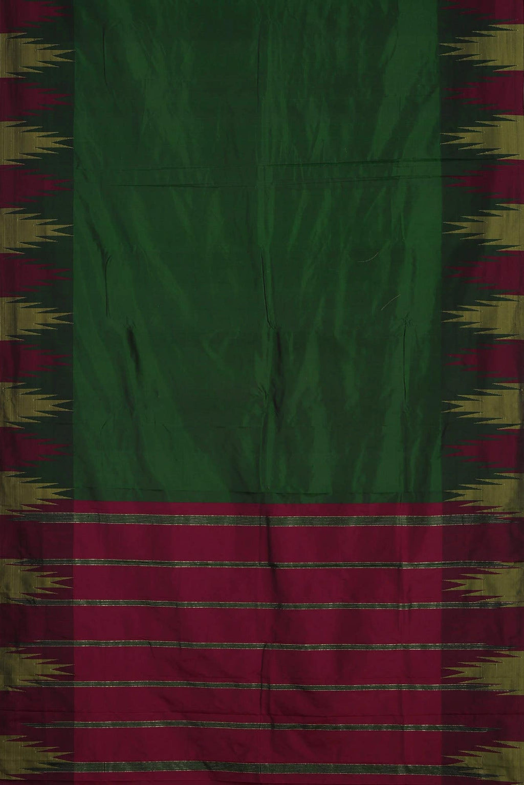 Green Blended Bangalore Silk Saree
