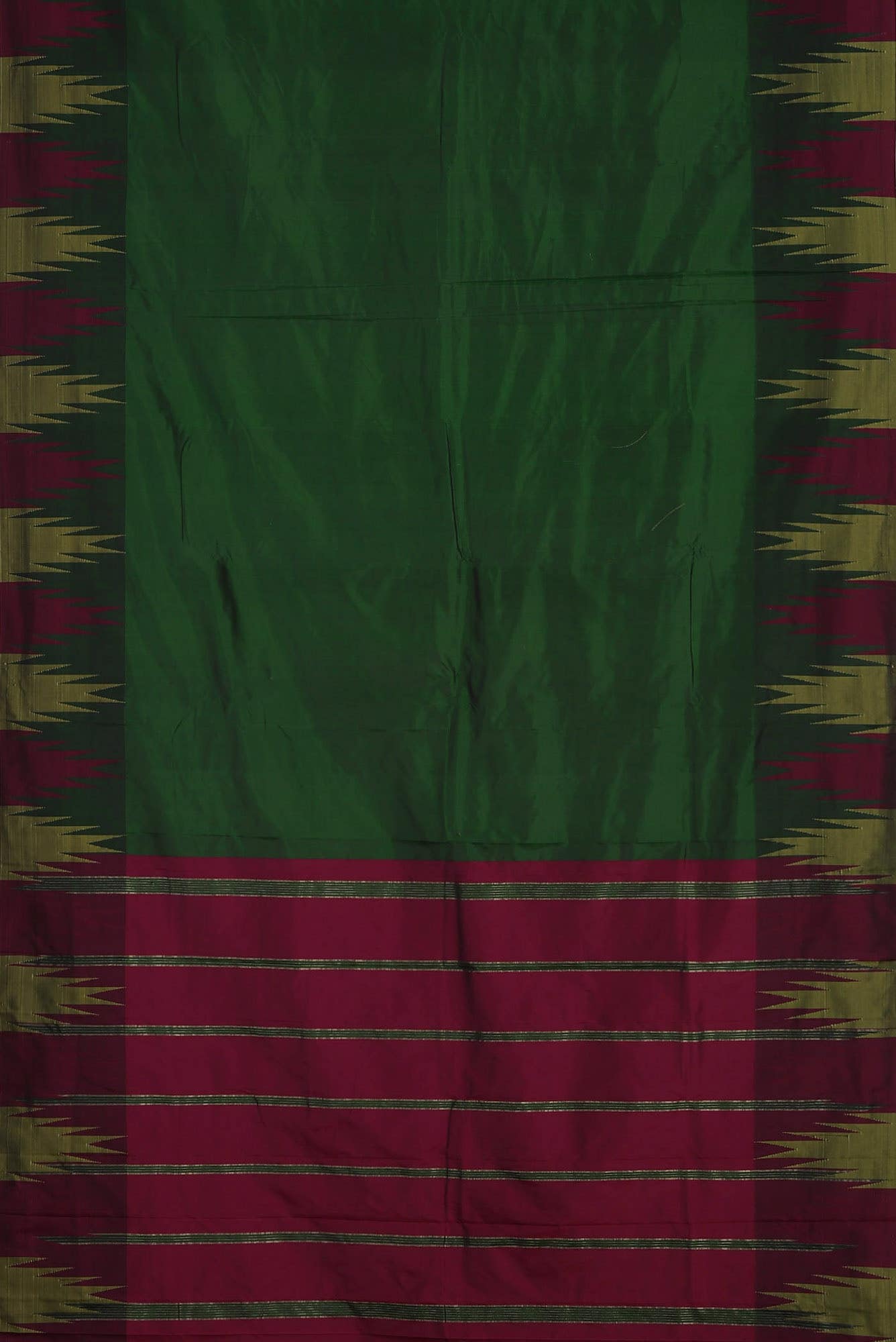 Green Blended Bangalore Silk Saree