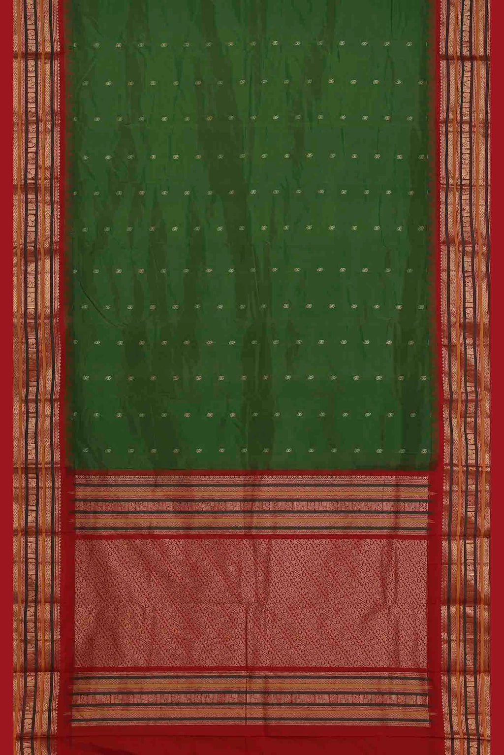 Green Blended Bangalore Silk Saree