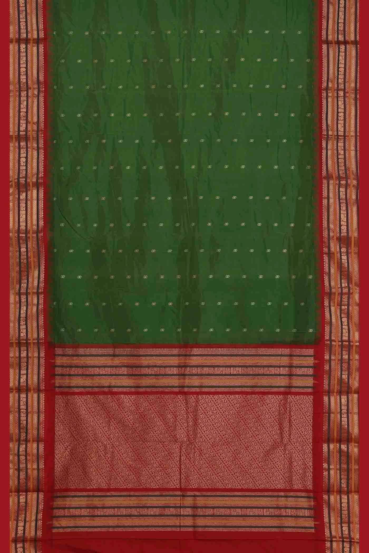 Green Blended Bangalore Silk Saree