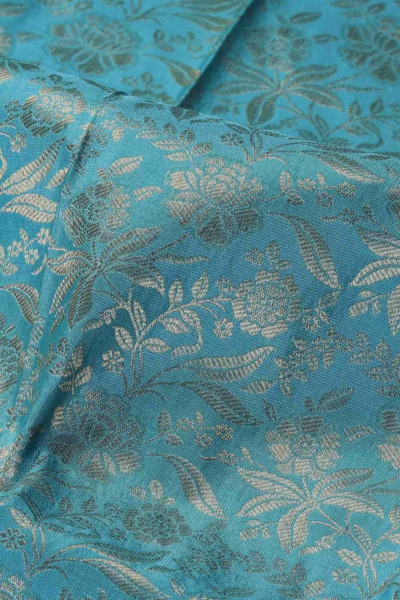 Blue Bangalore Silk Saree