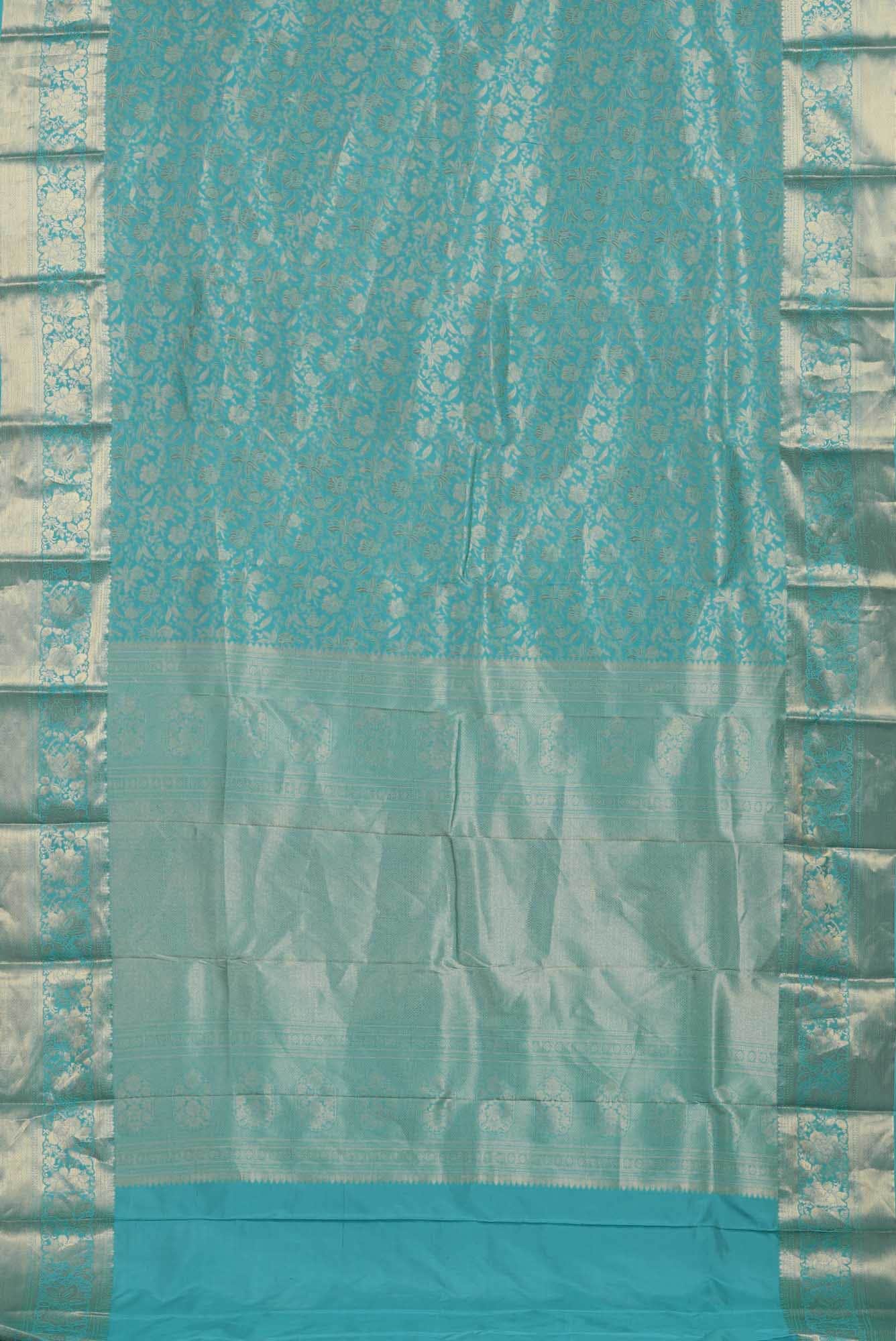 Blue Bangalore Silk Saree