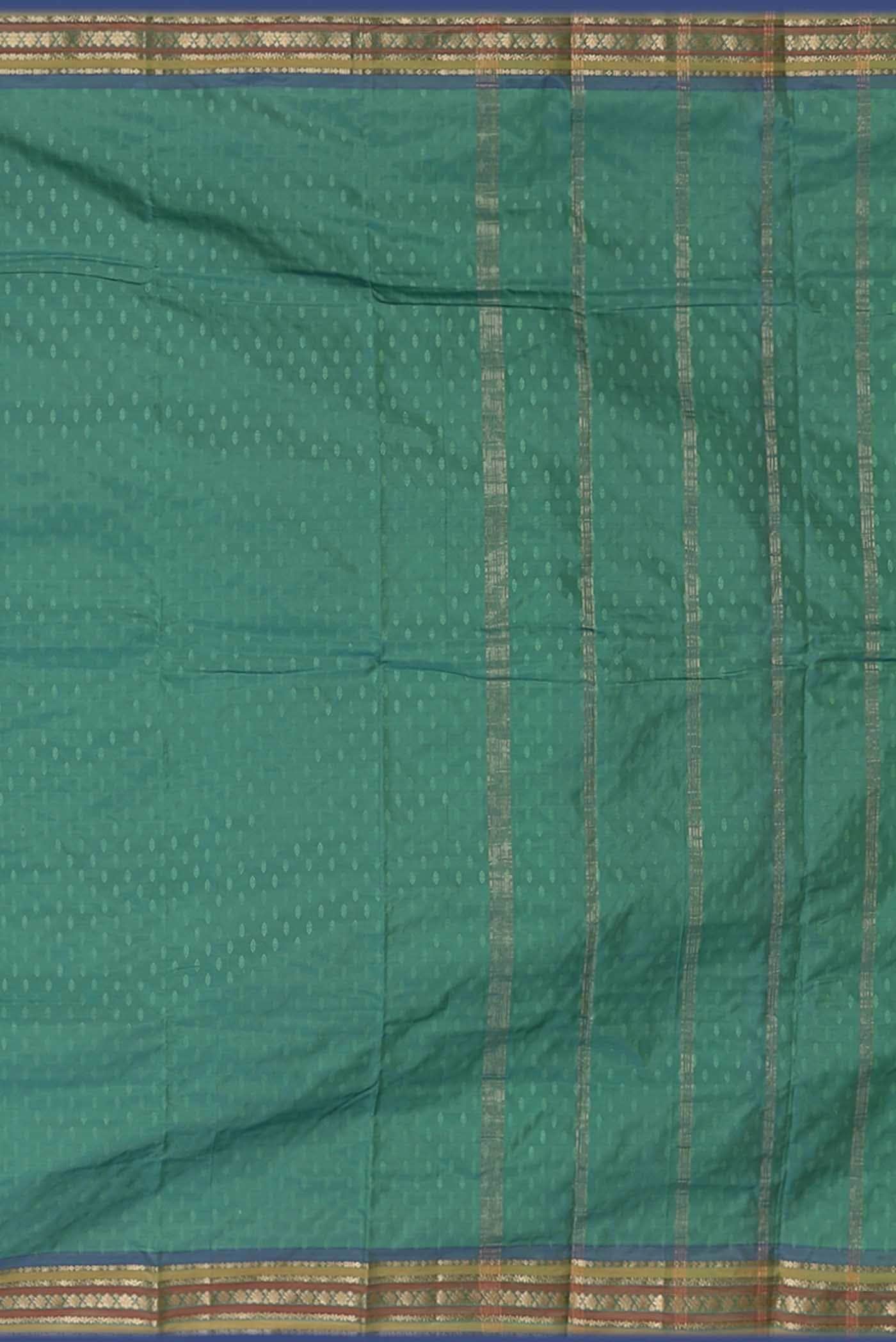Green Blended Bangalore Silk Saree