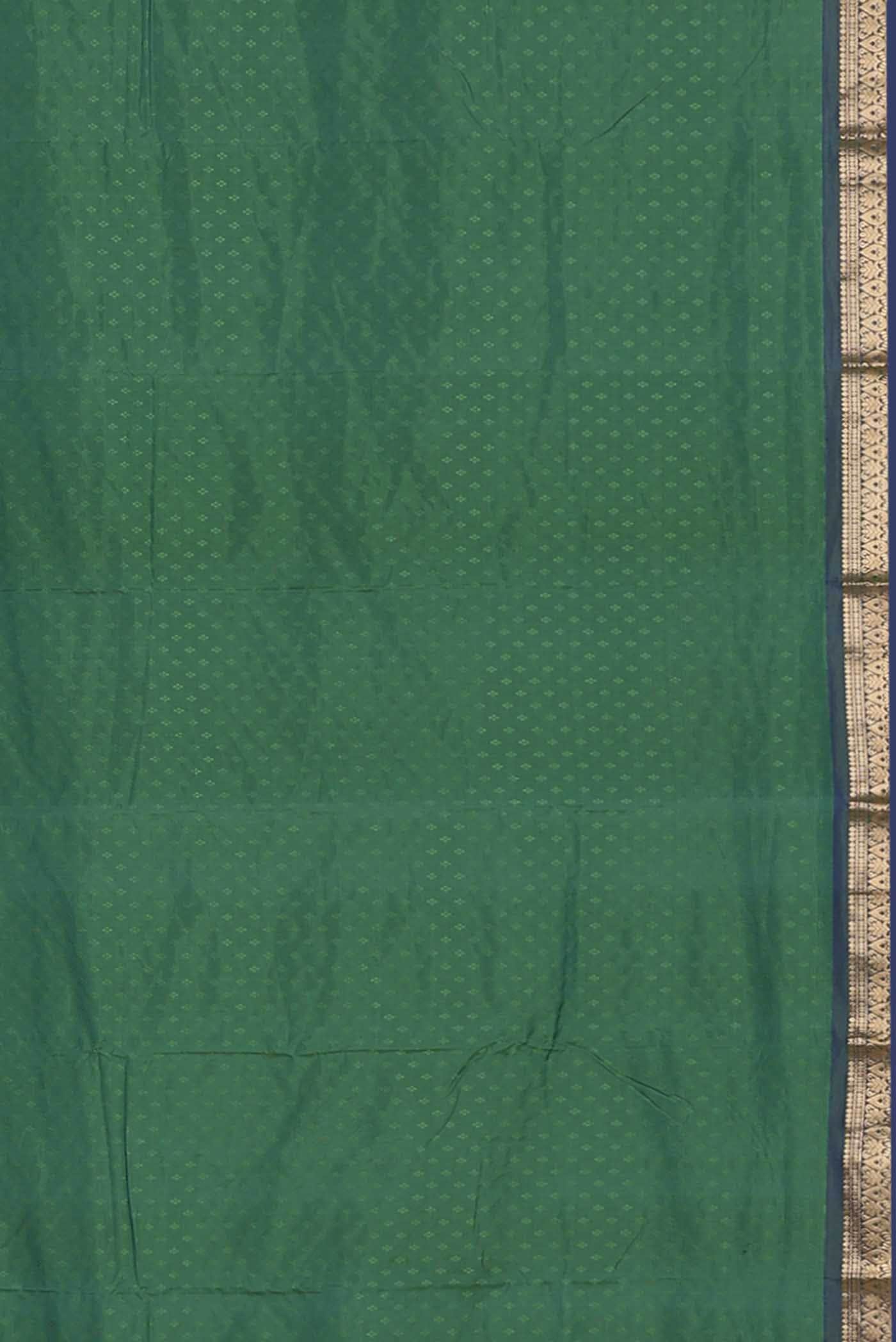 Green Blended Bangalore Silk Saree