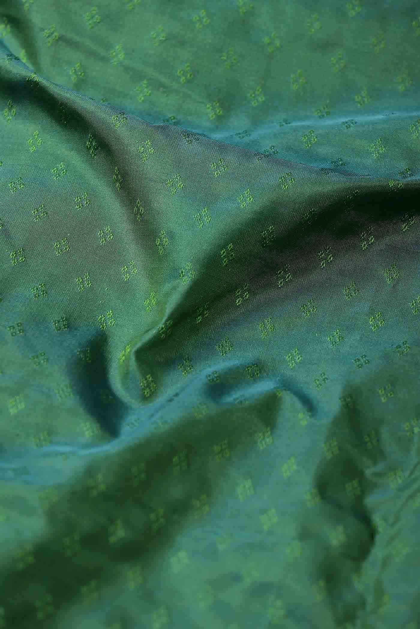 Green Blended Bangalore Silk Saree