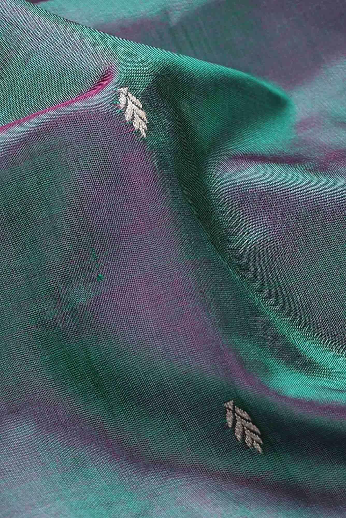 Green Banarasi Katan Silk Saree