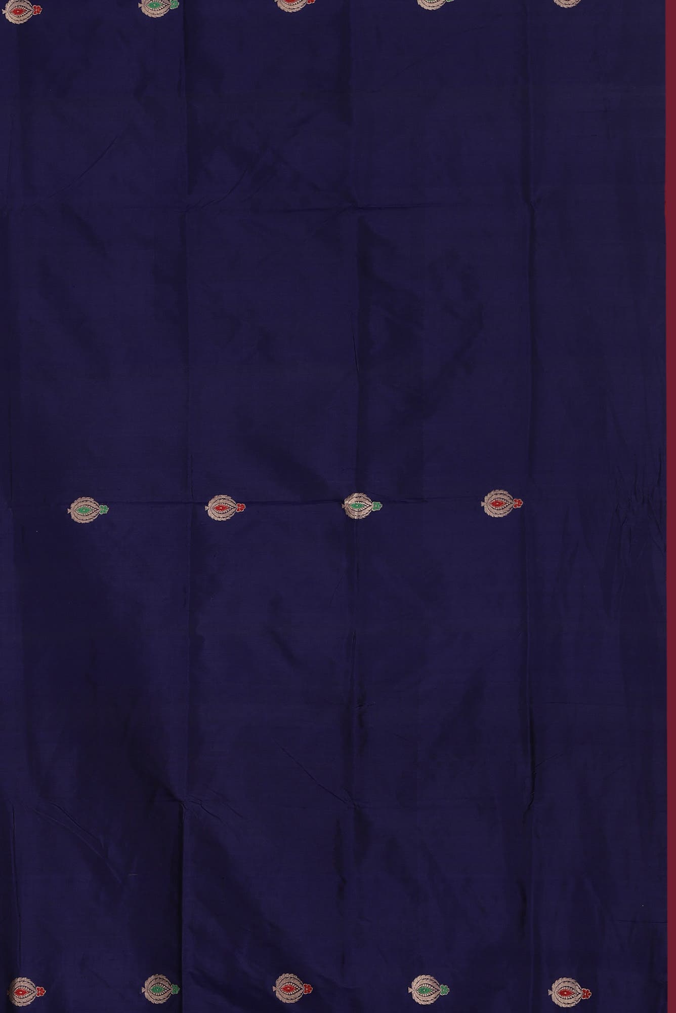 Blue Banarasi Katan Silk Saree
