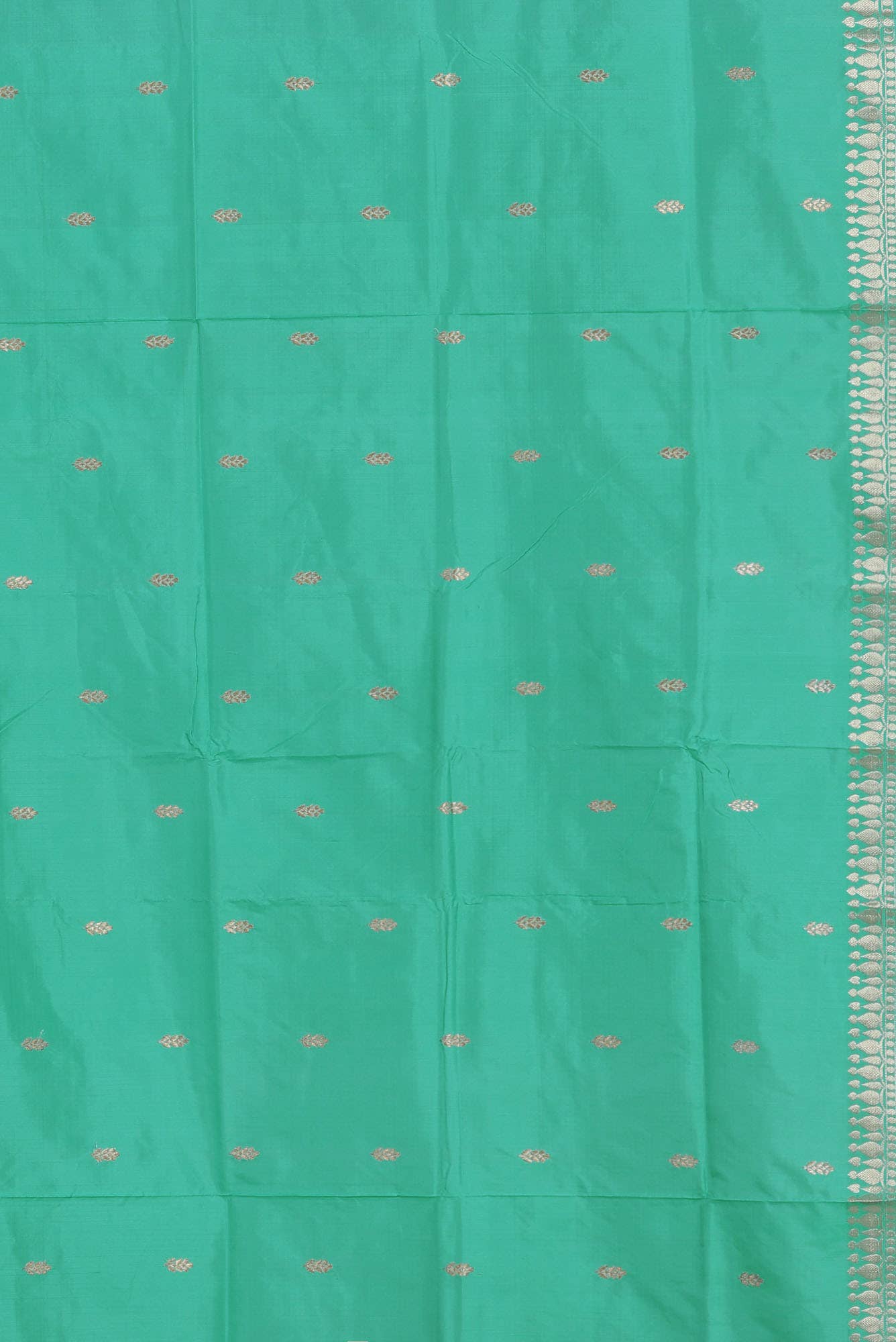 Green Banarasi Katan Silk Saree