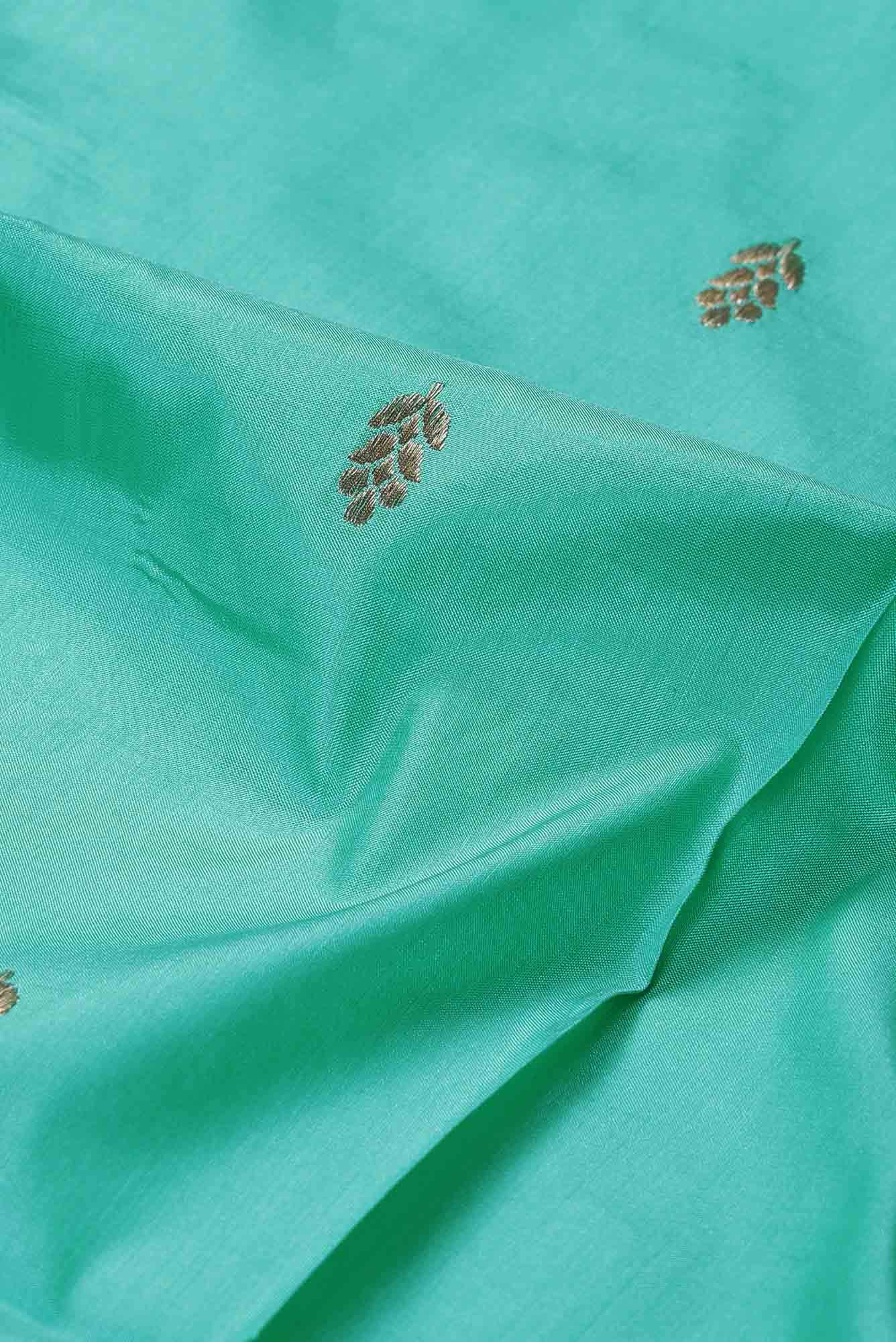 Green Banarasi Katan Silk Saree