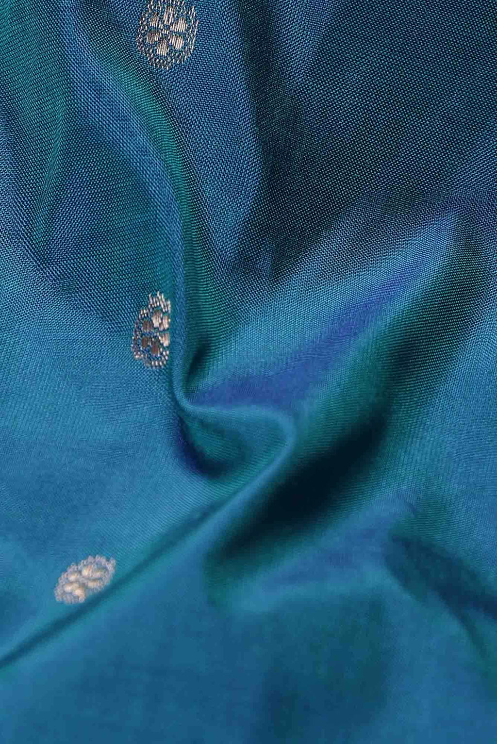 Blue Banarasi Katan Silk Saree