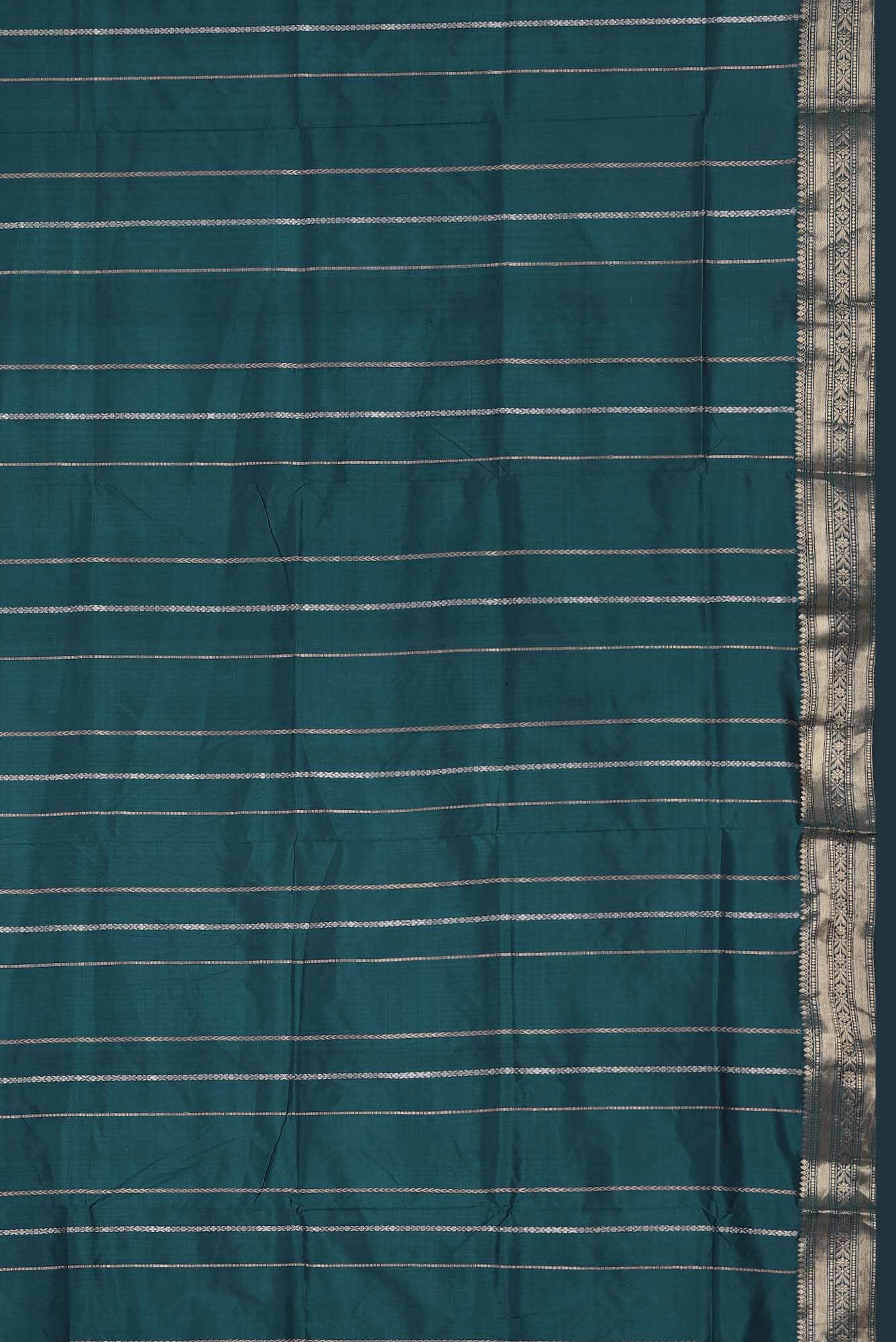 Blue Banarasi Katan Silk Saree